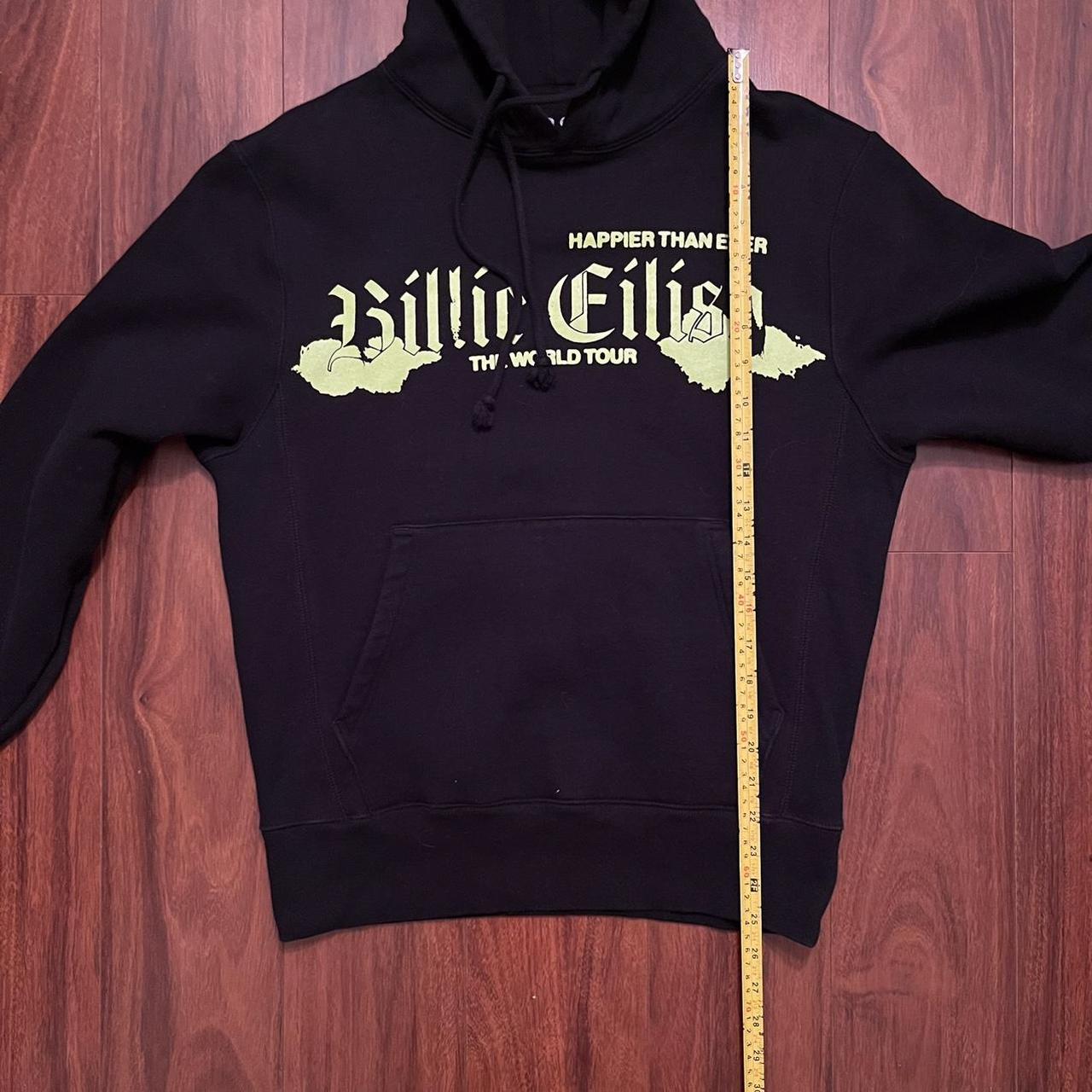 Rare Billie Eilish World Tour Neon Yellow Ghouls Hoodie