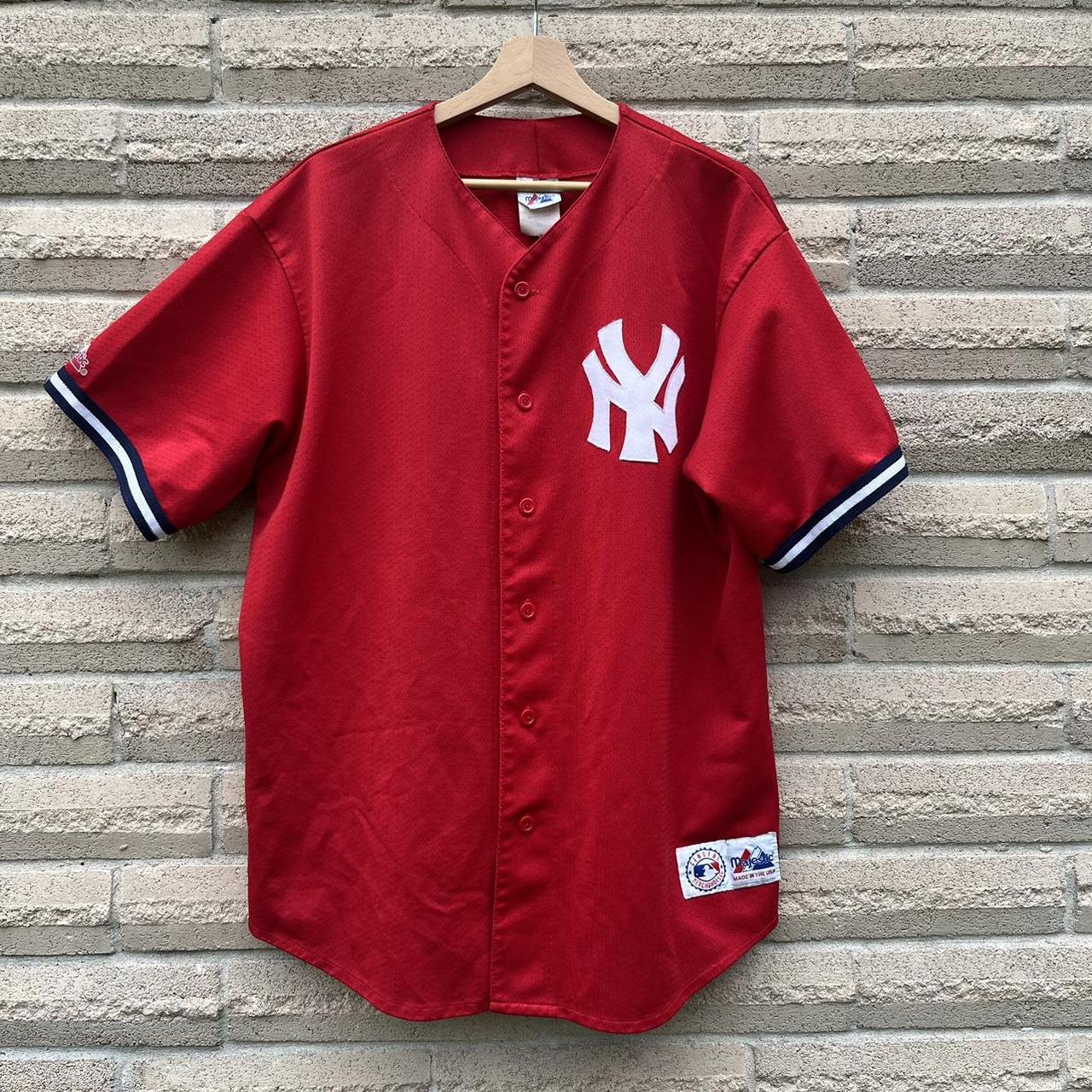 Majestic Athletic New York Yankees Replica Baseball Jersey Red