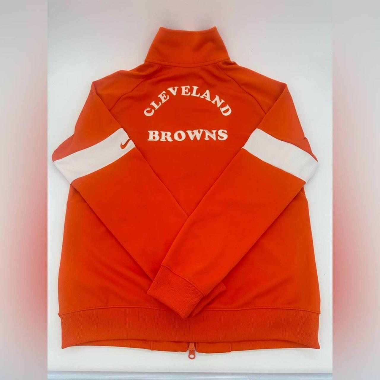 Nike Cleveland browns full front zip lightweight - Depop