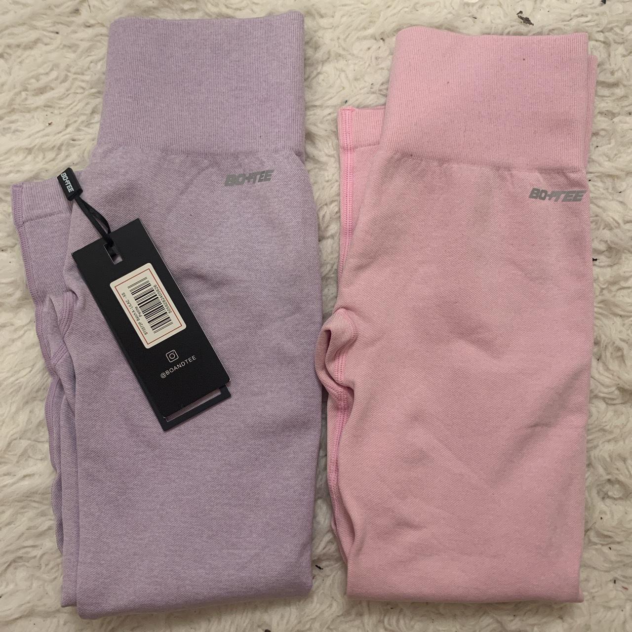 Bo+Tee Set of two pink and purple size petite extra - Depop