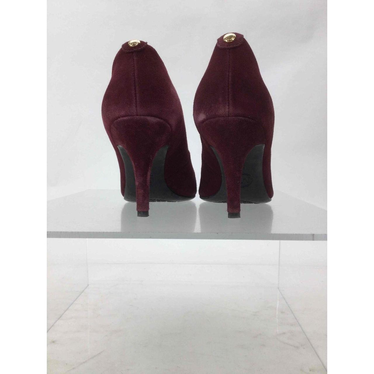michael kors burgundy shoes