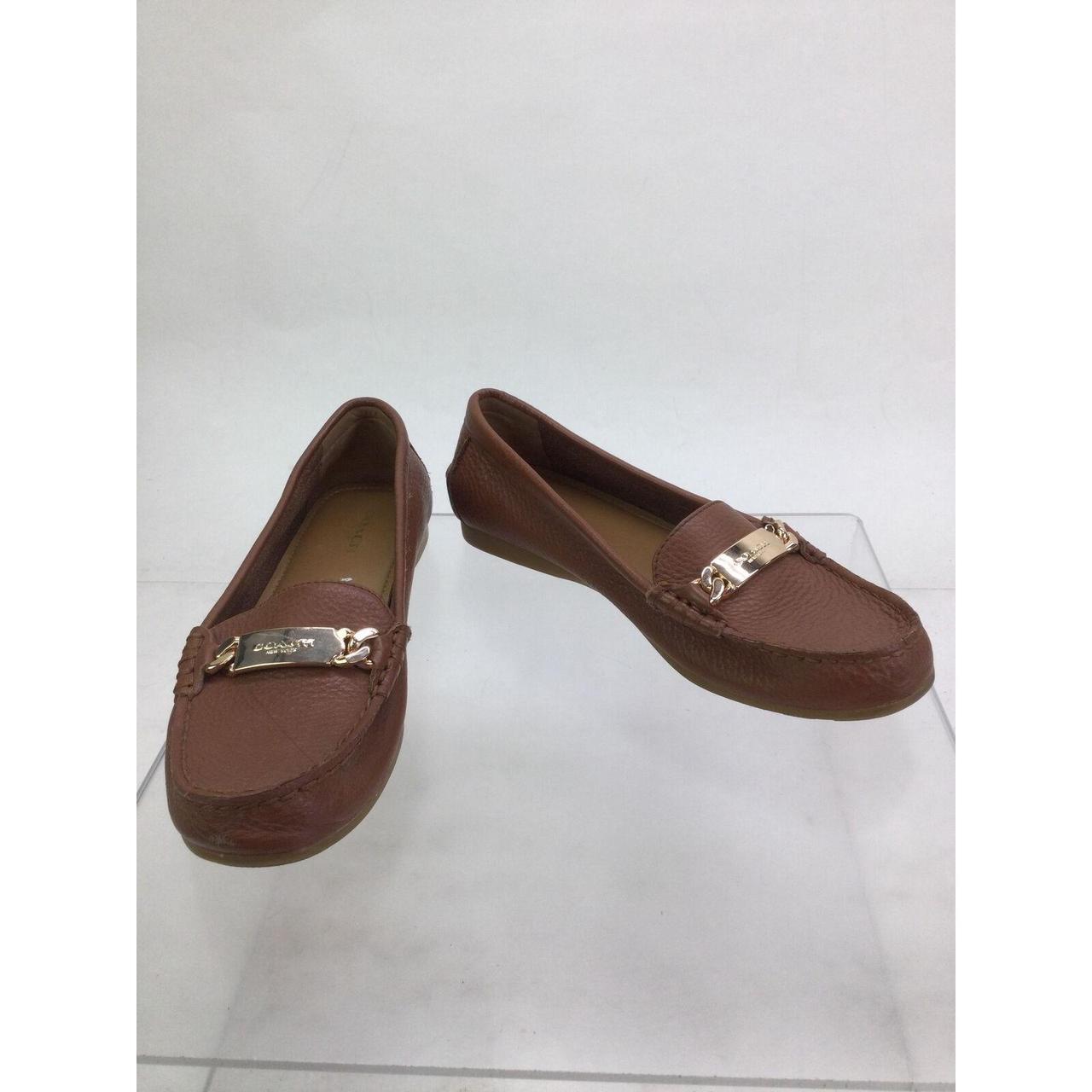 Coach Women's Brown Loafers | Depop