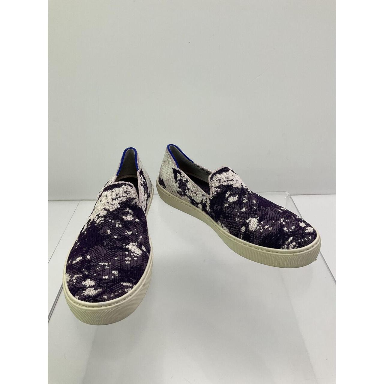 Rothy's Women's White and Purple Trainers | Depop