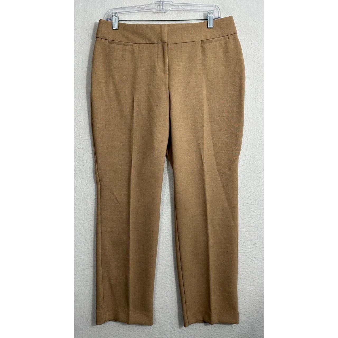 Talbots Petites Womens Curvy Pants Size 10P Beige... - Depop