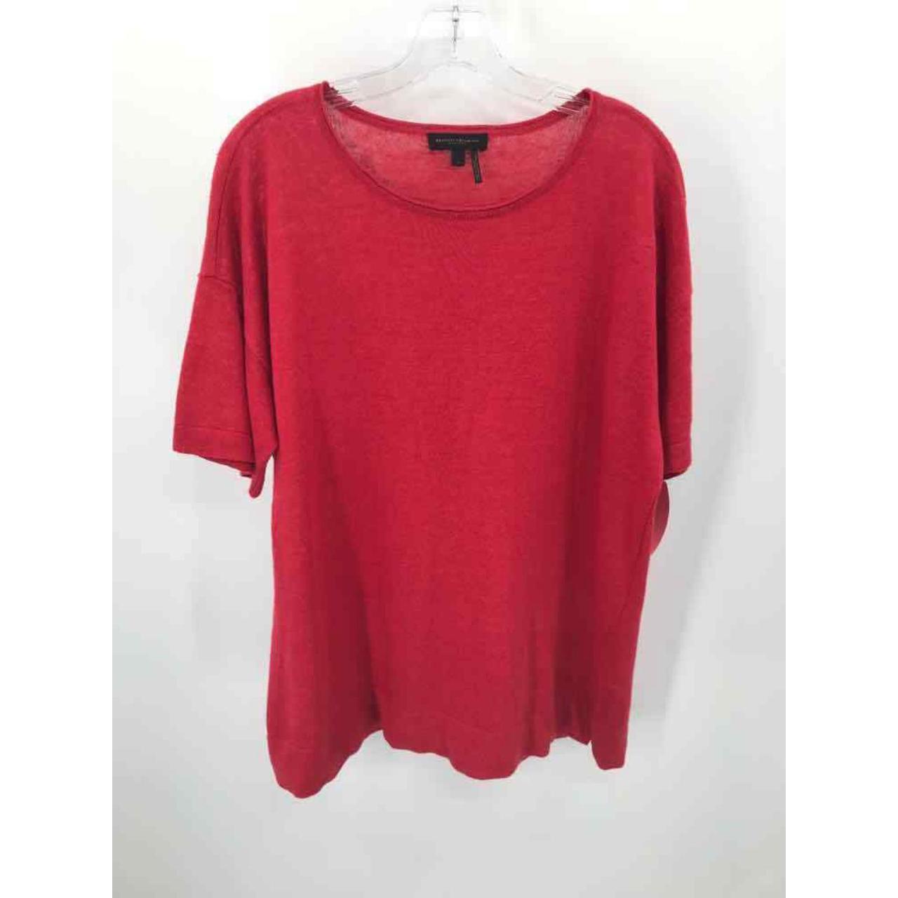 Donna Karan Women's Red Blouse | Depop