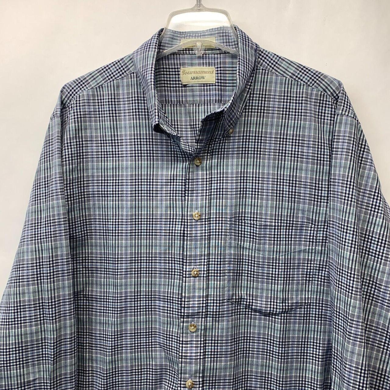 Vintage Arrow Button Up Shirt Mens Extra Large XL... - Depop