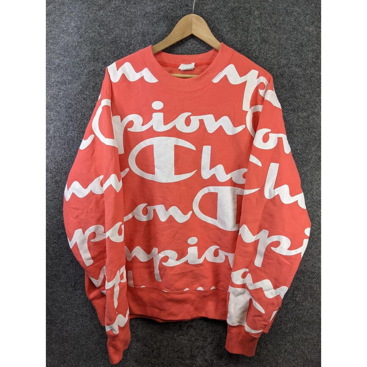 Mens pink hot sale champion jumper