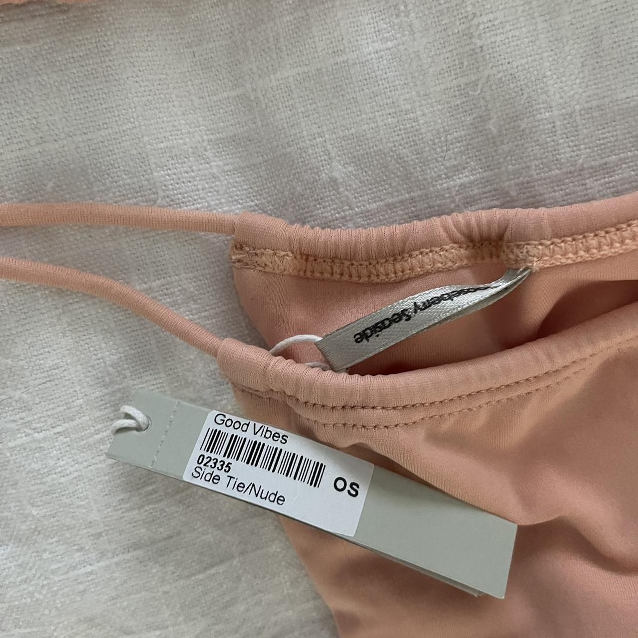 gooseberry seaside peachy nude bikini set size... - Depop