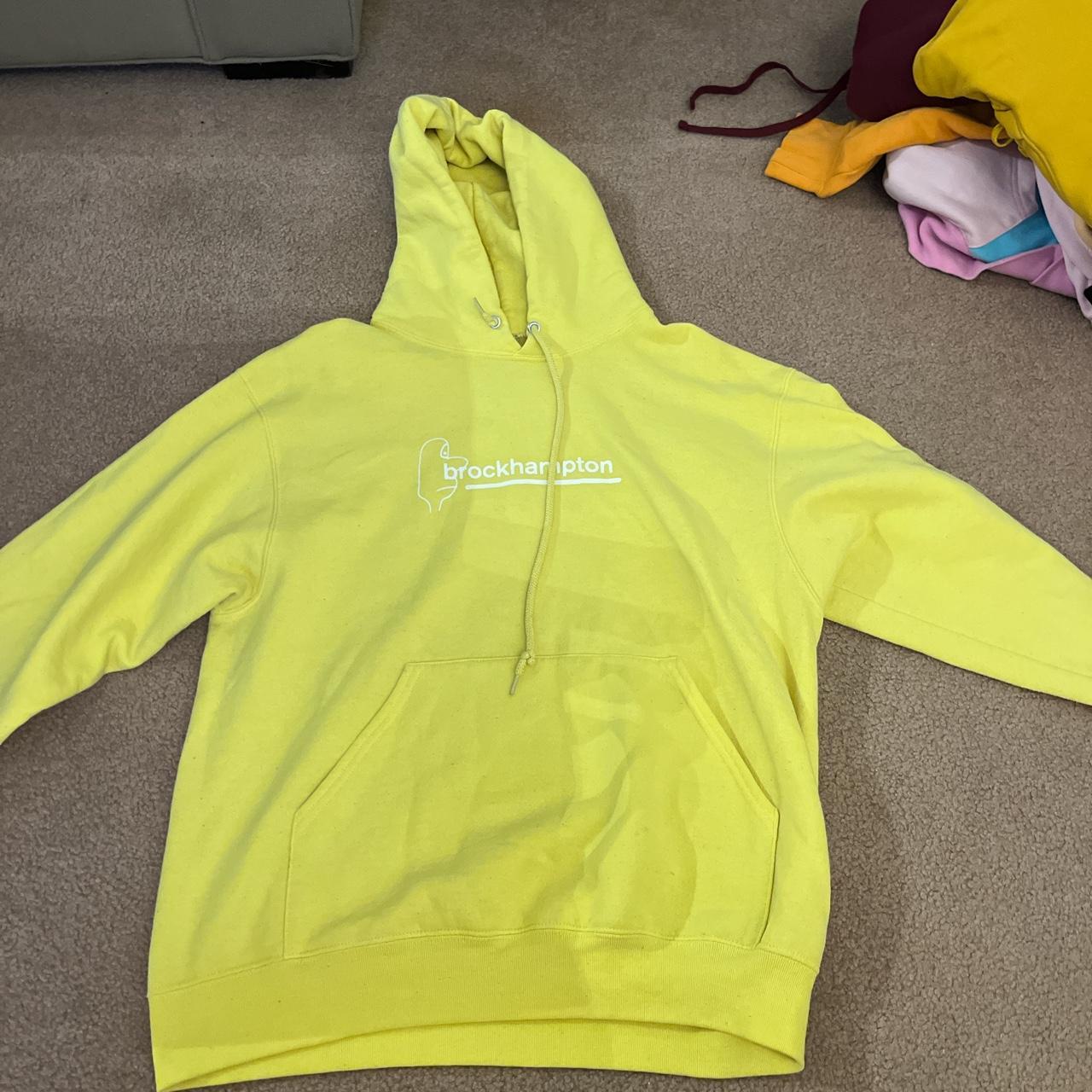 Brockhampton store yellow hoodie