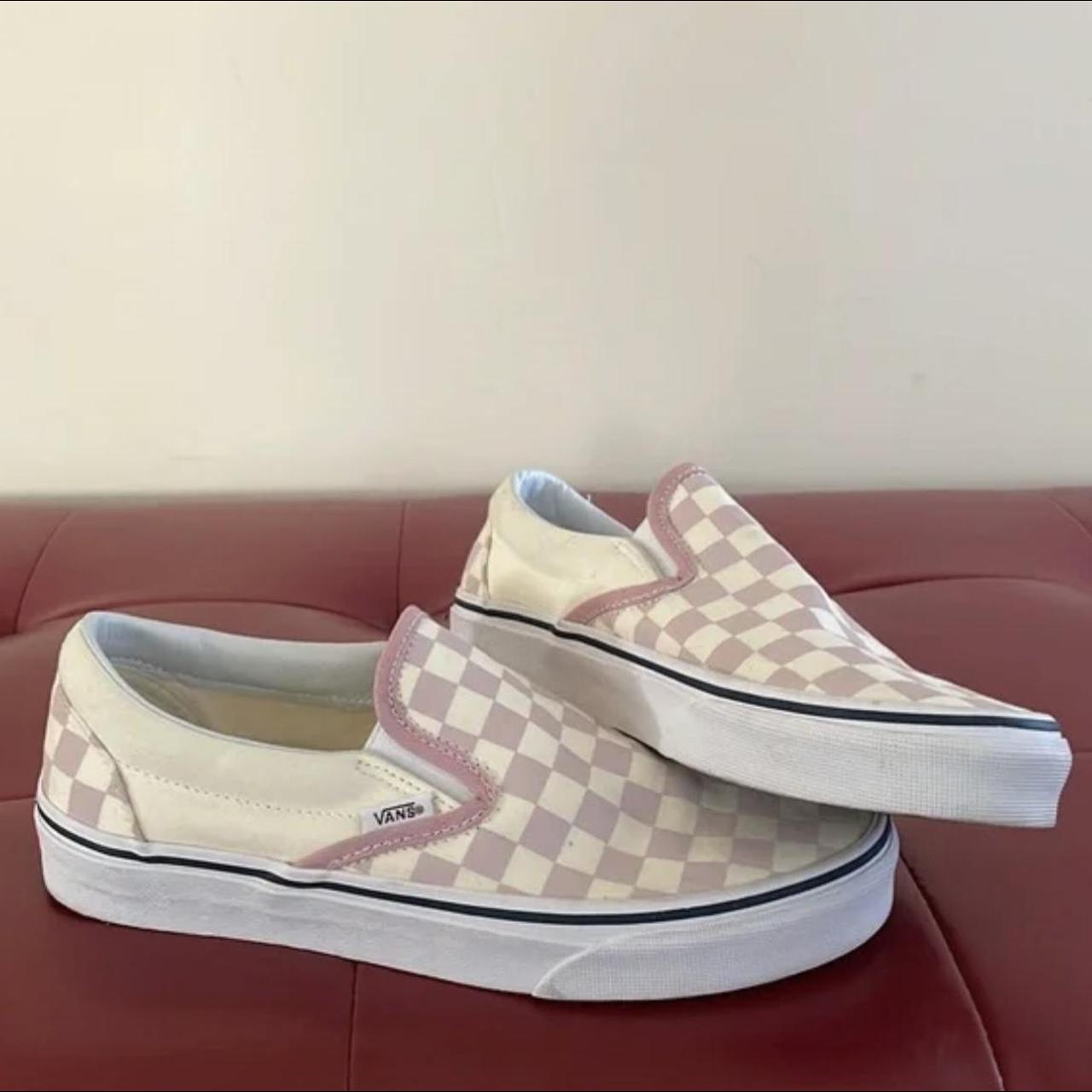 vans zephyr pink checkered