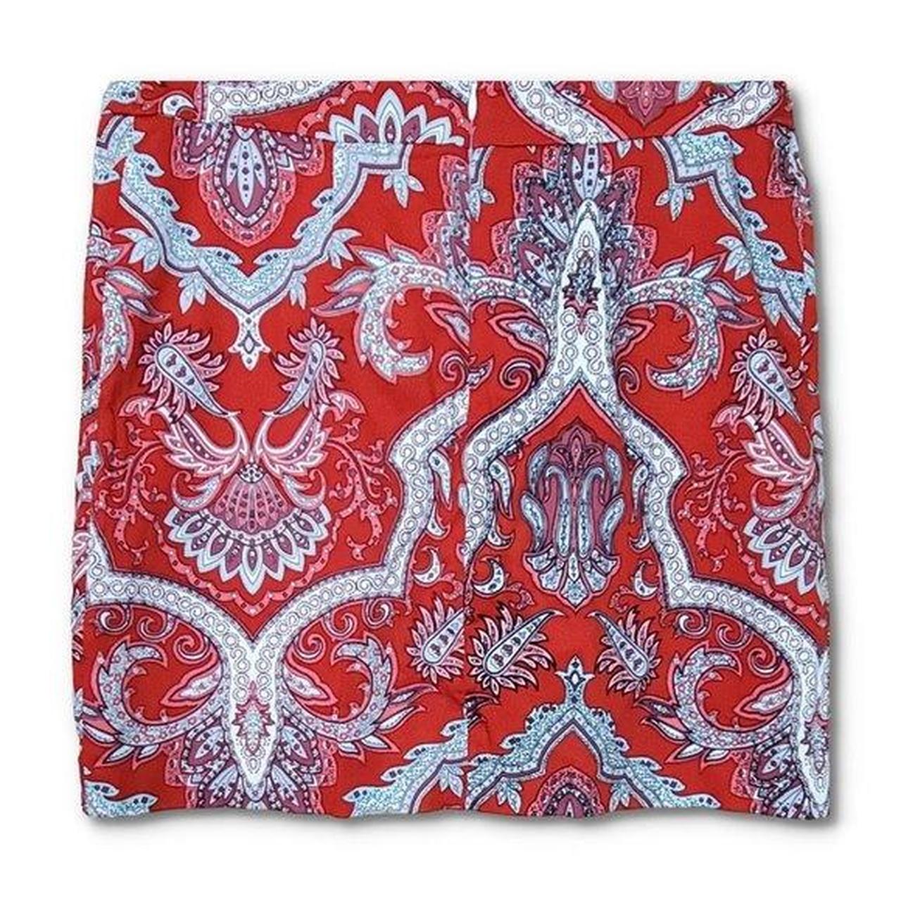 Source Unknown Women's Mini Skirt - Red/White - 2… - image 3