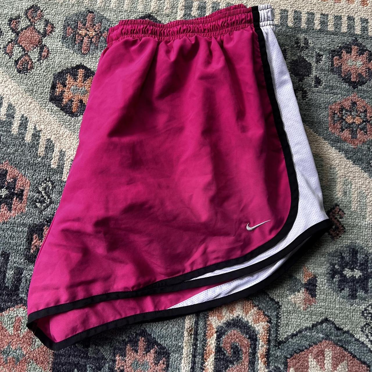 plus size red nike shorts