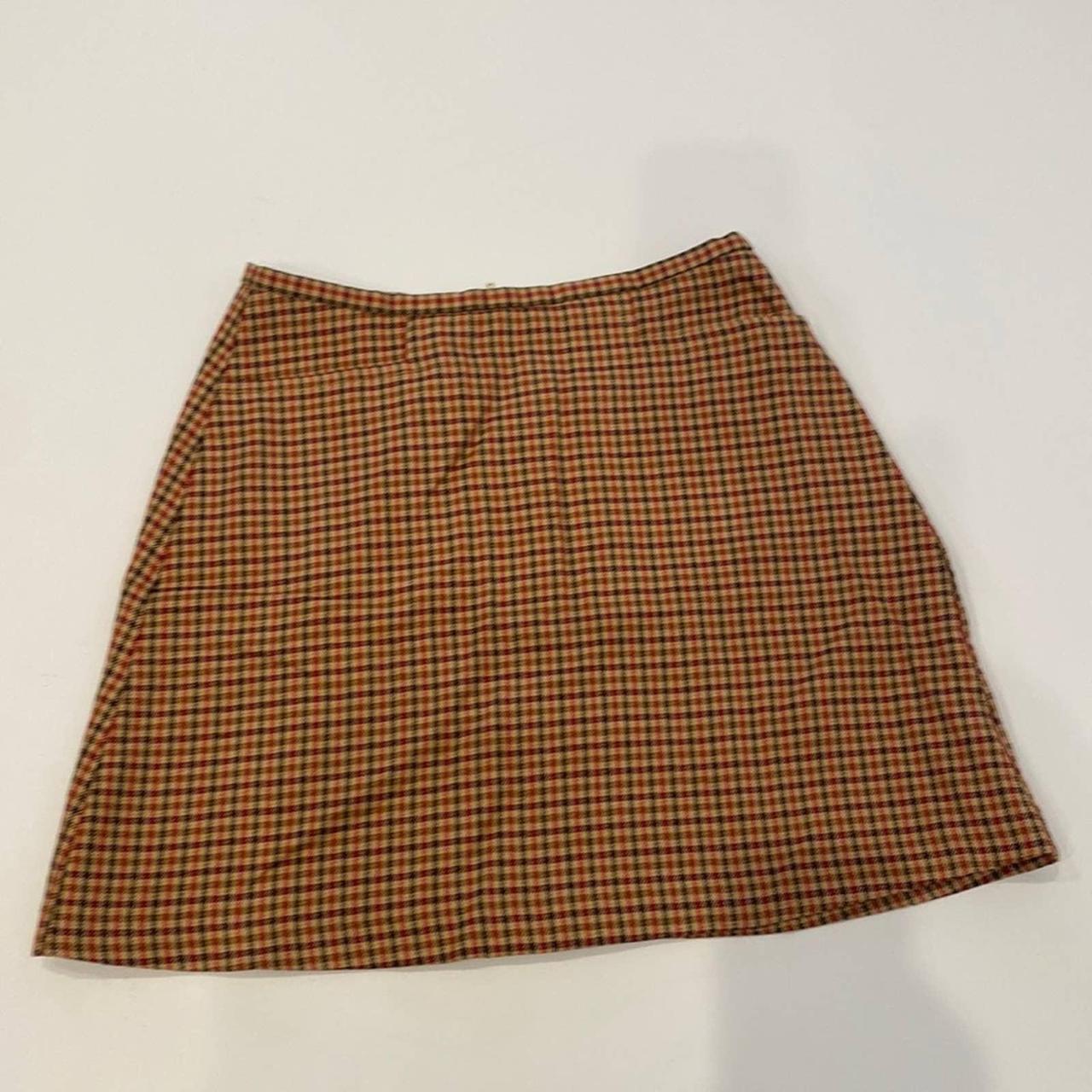 Vintage 3 Color Plaid Y2K Long Skirt