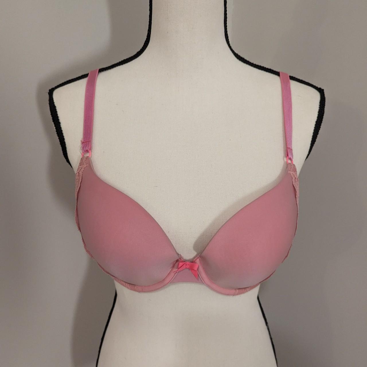 Victoria's secret demi bra pink 34D. Fair condition - Depop