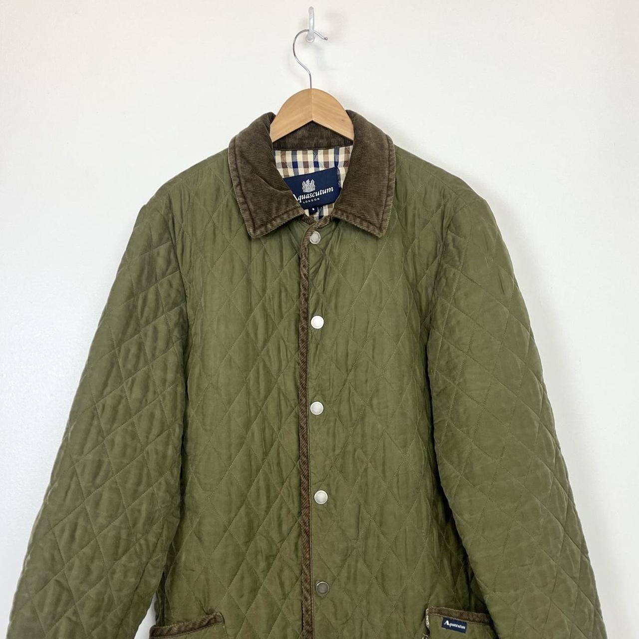 Aquascutum Khaki Green Quality Burton Up Jacket