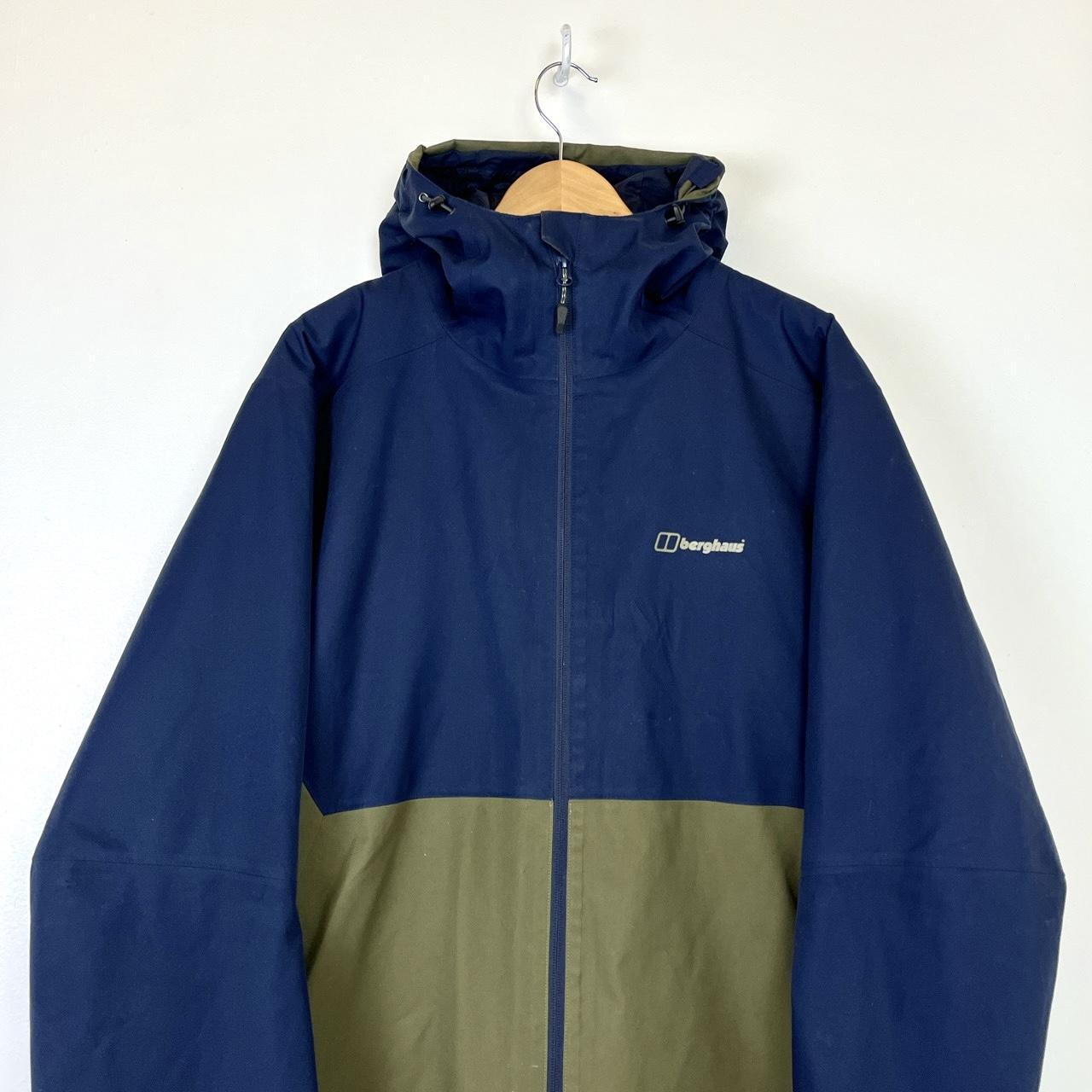 Berghaus Navy Blue Khaki Green Goretex Depop