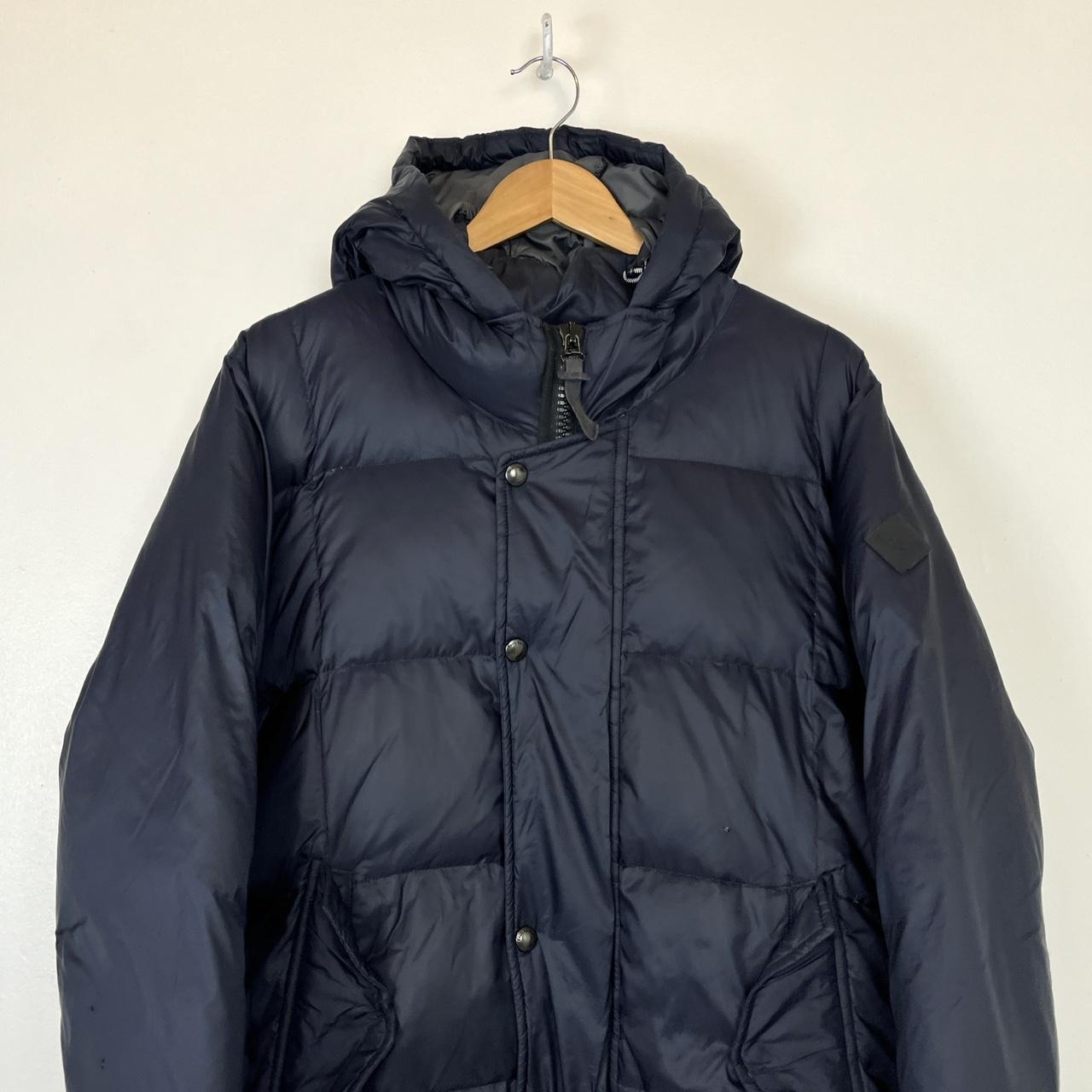 Paul Smith Dark Blue Down Fill Hooded Puffer Depop