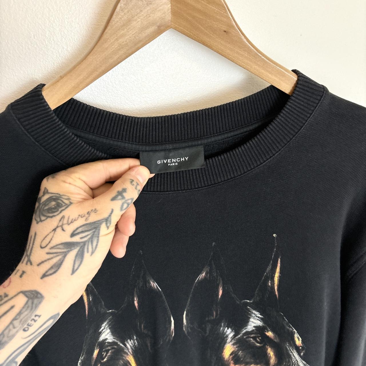 Givenchy Black Doberman Head Swestshirt Size M. Depop