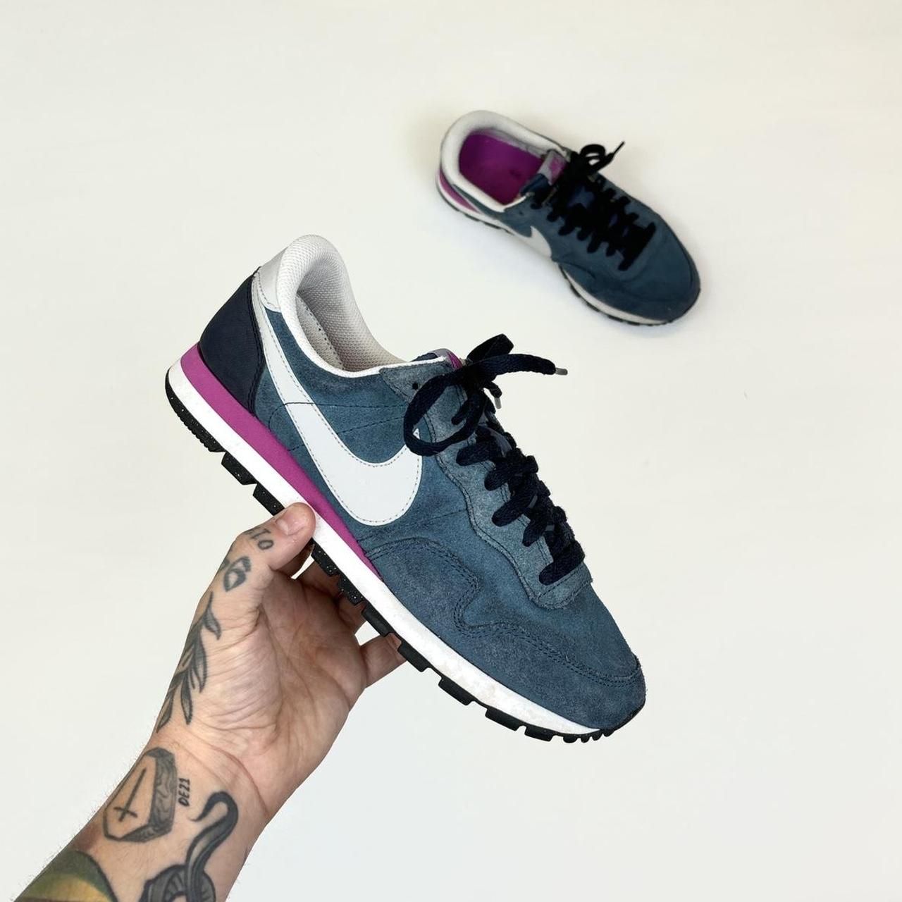 2014 Nike Air Blue Pink Suede Tailwind Depop