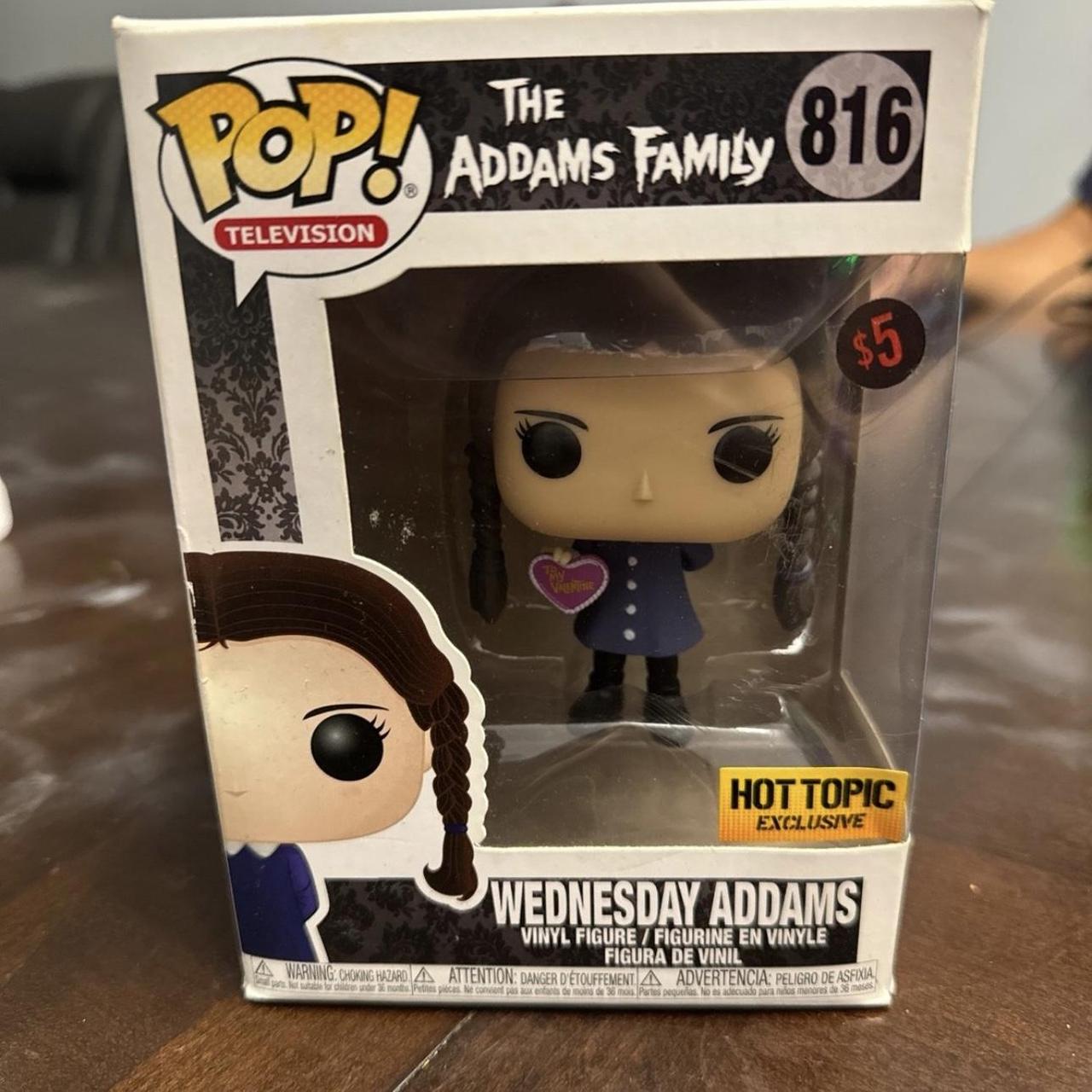 Wednesday addams deals Funko (Black and White)