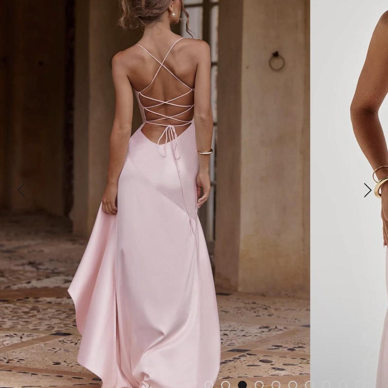 BABYBOO SAMIRA MAXI DRESS in BLUSH SIZE M Depop