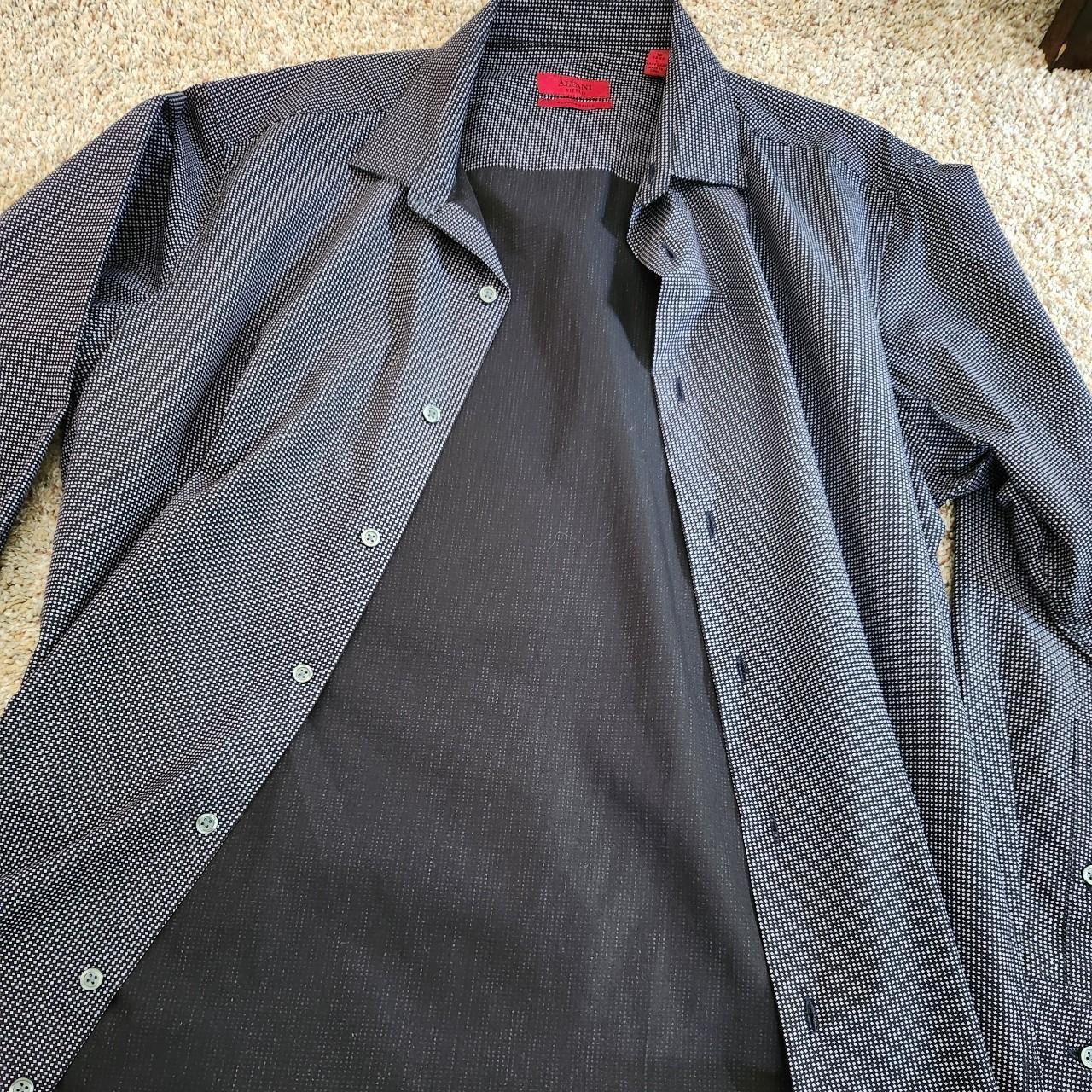 alfani Men's fitted performance dress shirt Size... - Depop