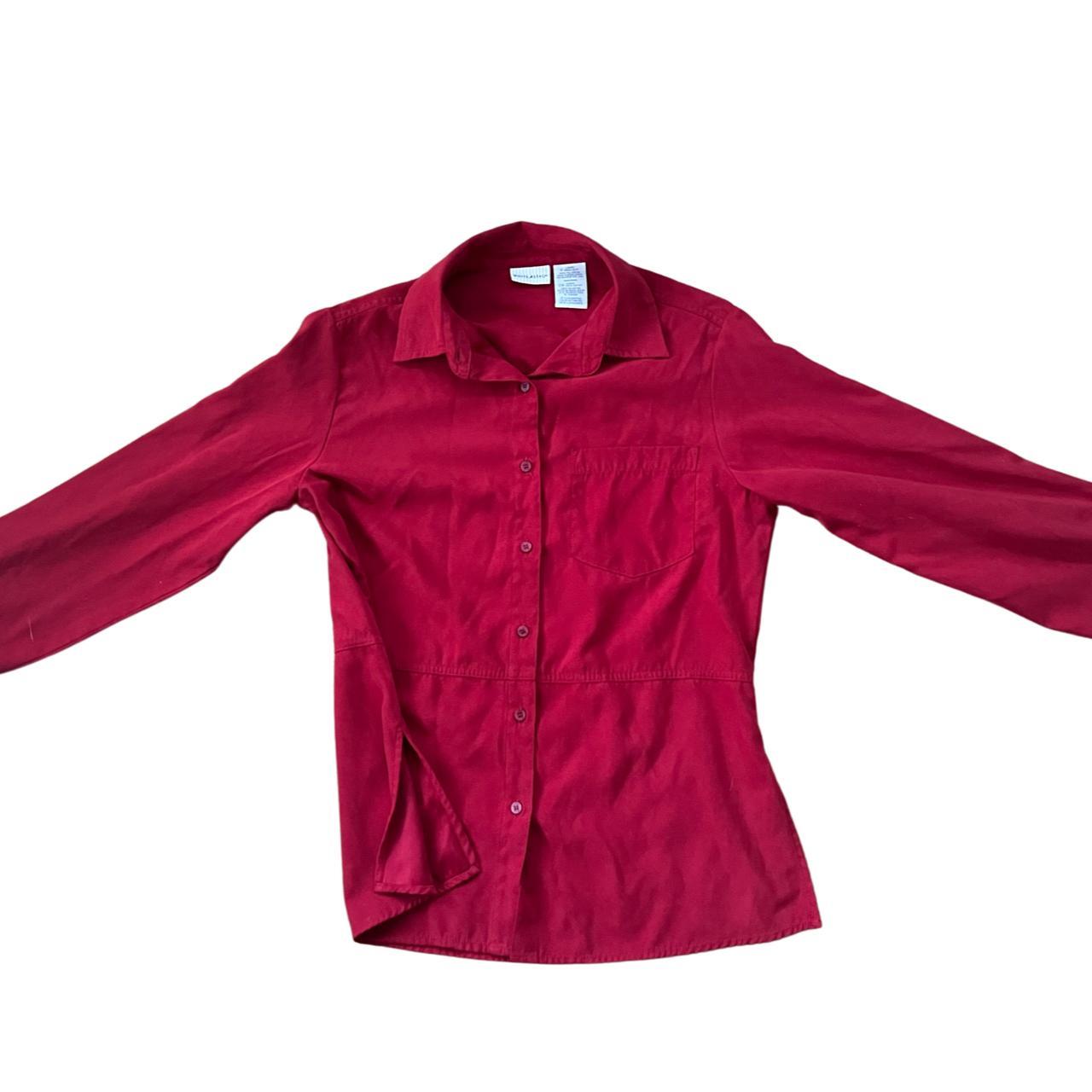 White Stag Women's Red Blouse (2)