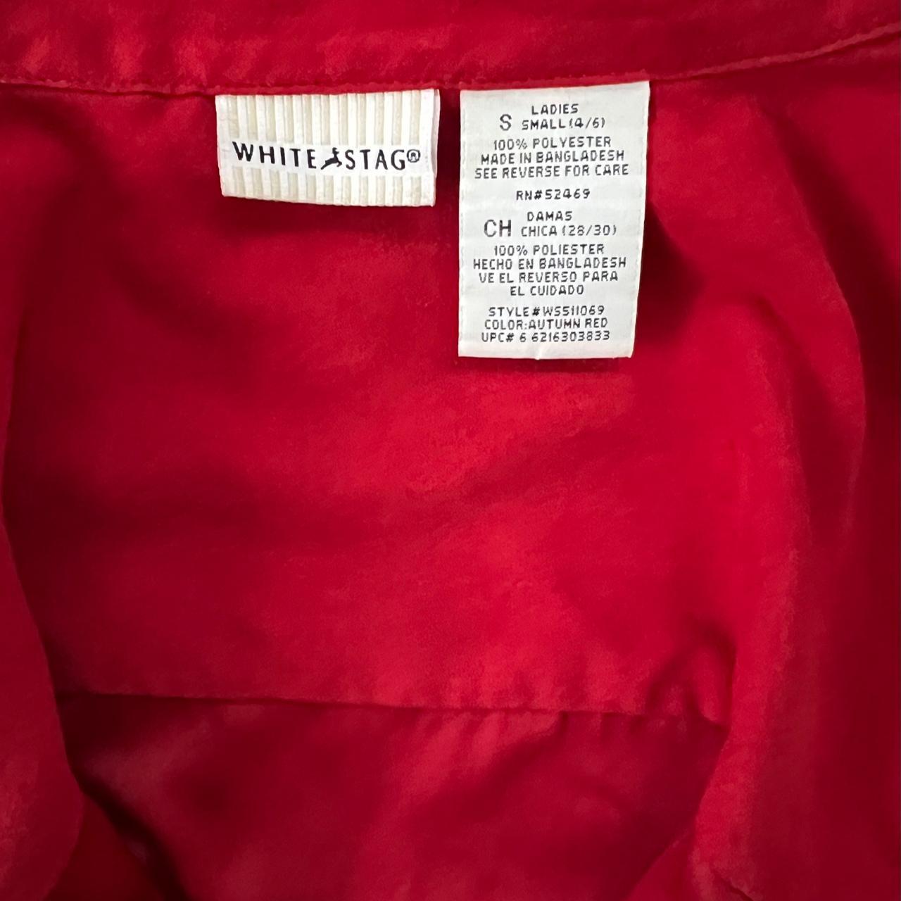 White Stag Women's Red Blouse (4)