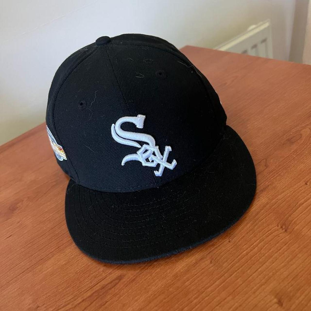 New Era Men's Gray Chicago White Sox Throwback Logo Green