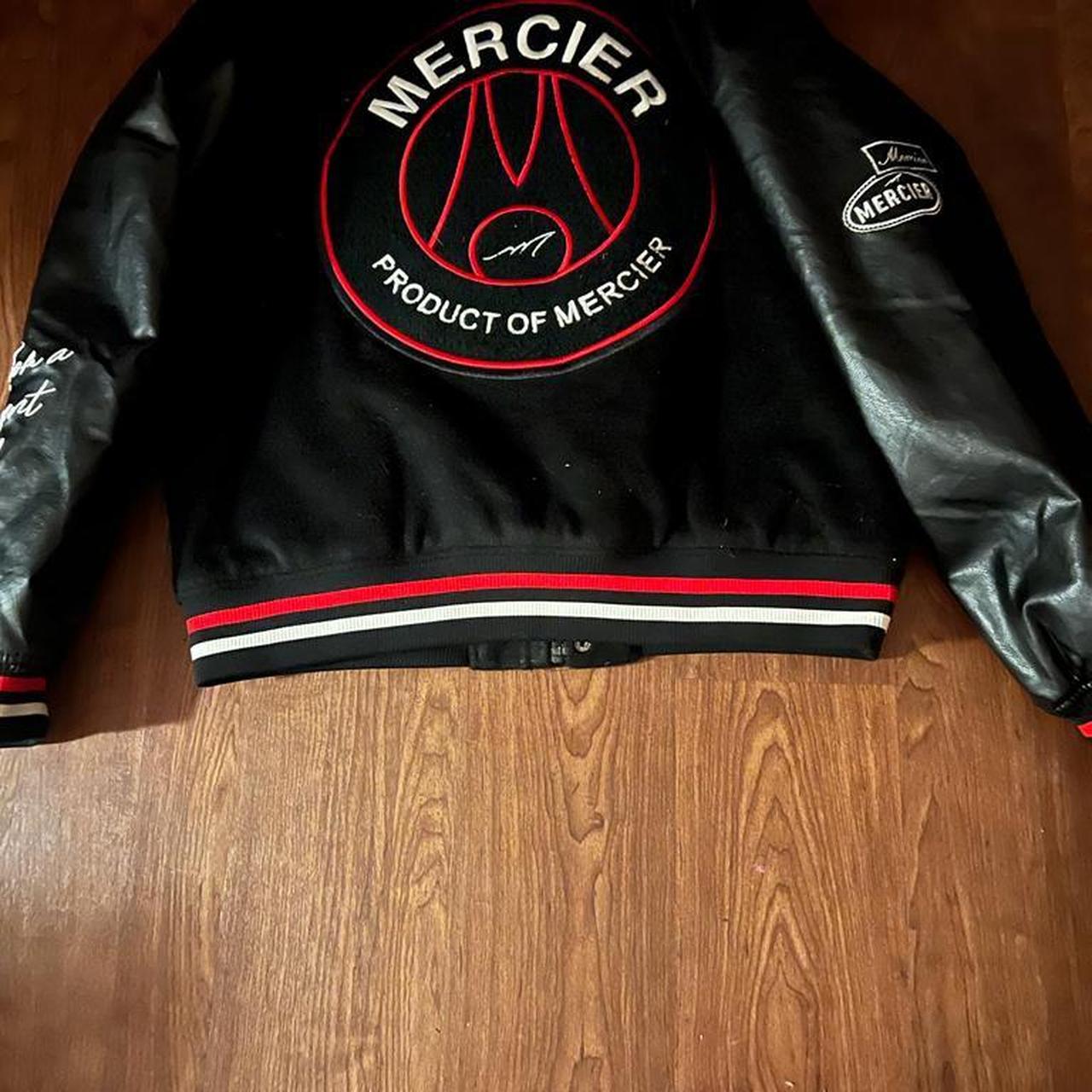 Men’s Mercier varsity jacket Size Medium Pristine... Depop