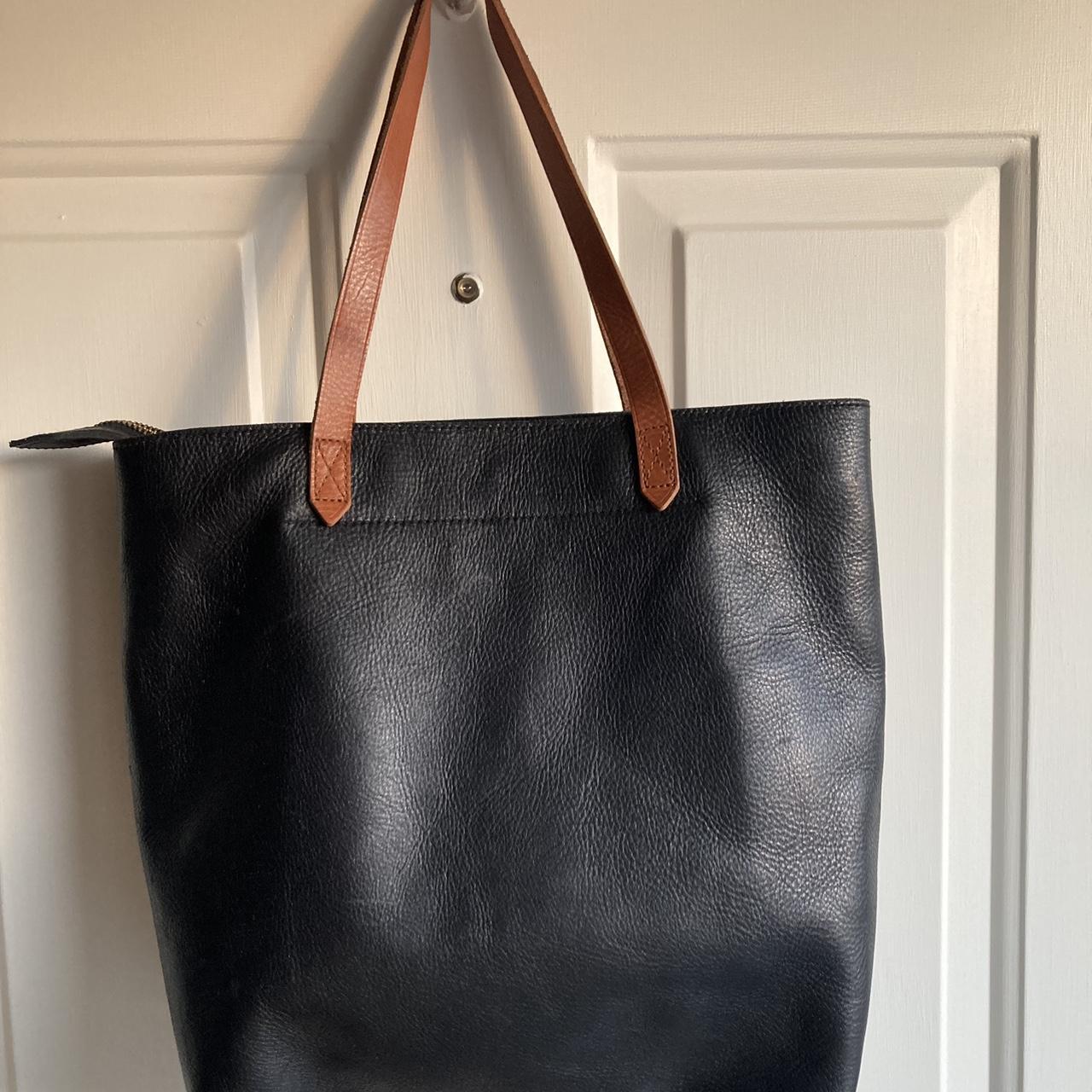 Madewell faux leather authentic tote bag