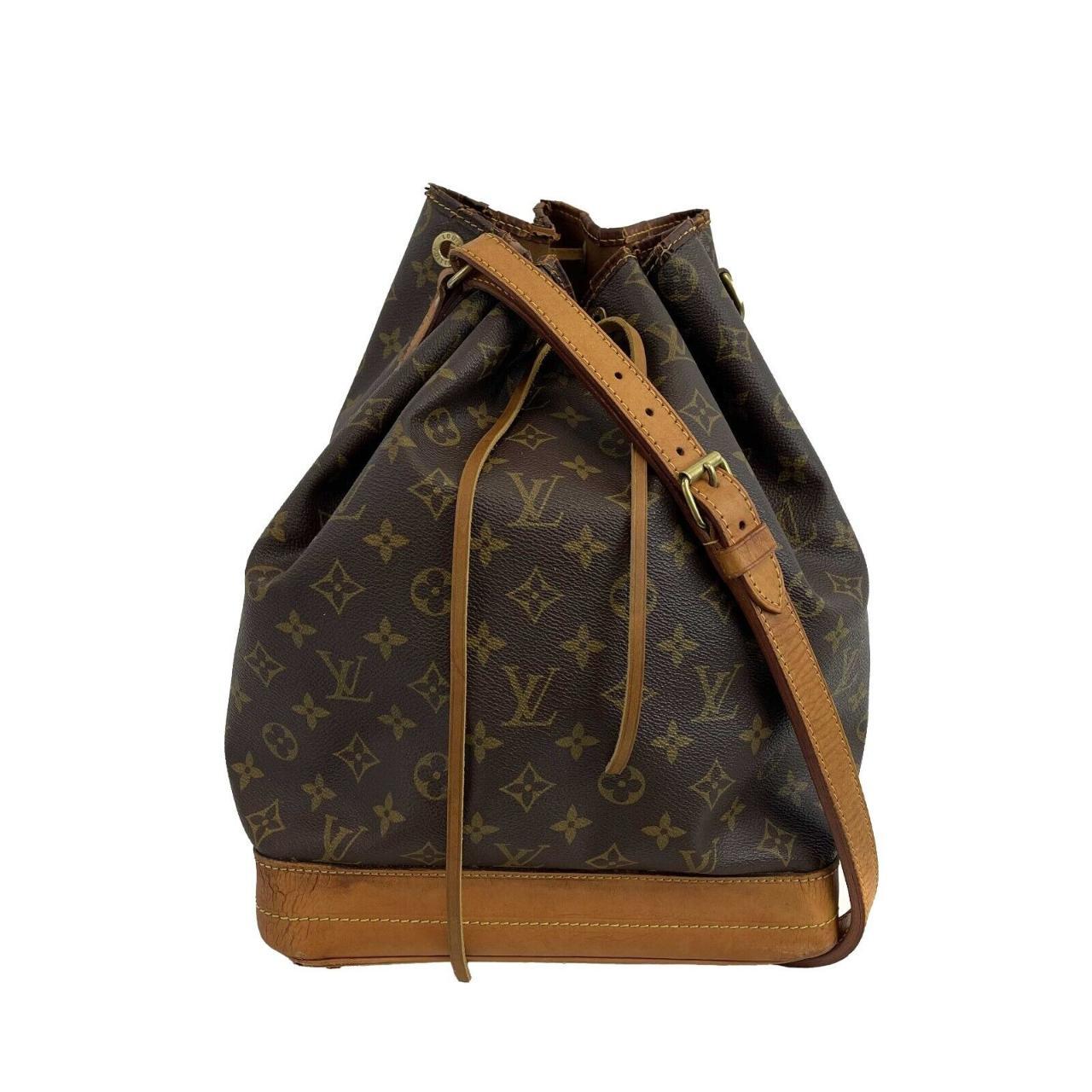 Louis Vuitton - Neo Noe MM - Brown and Red Coated Canvas Monogram Shou -  BougieHabit