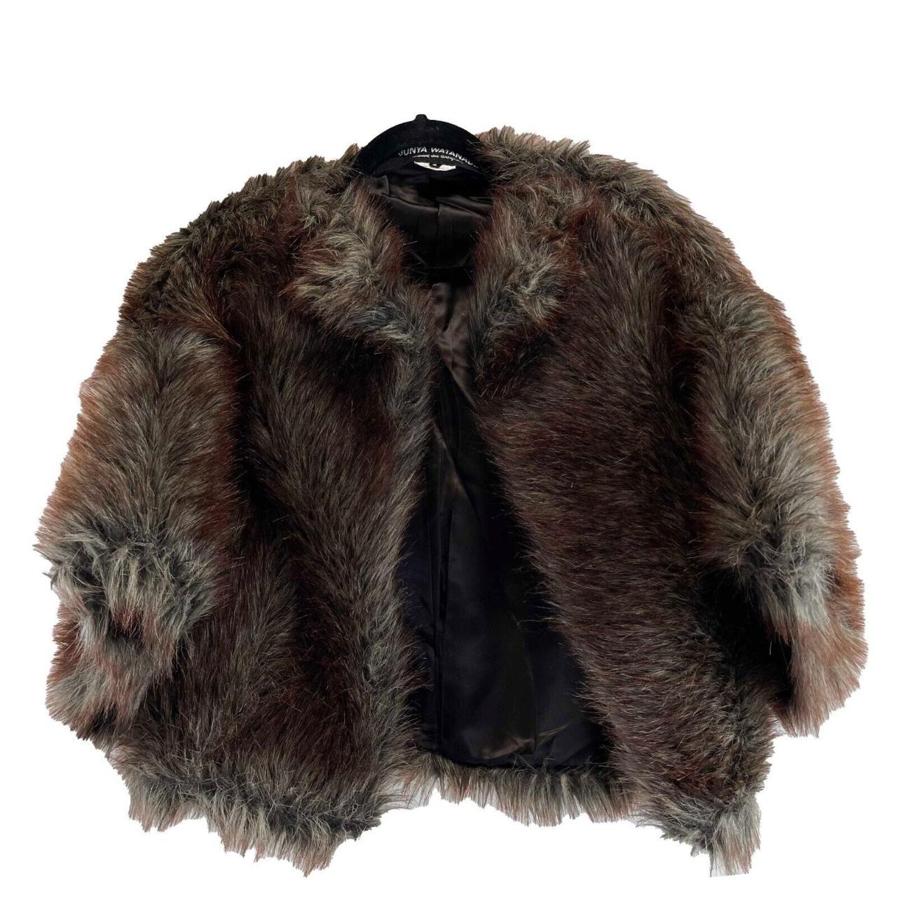 Junya Watanabe Comme des Garcons Eco Fur Shawl Wrap | Depop