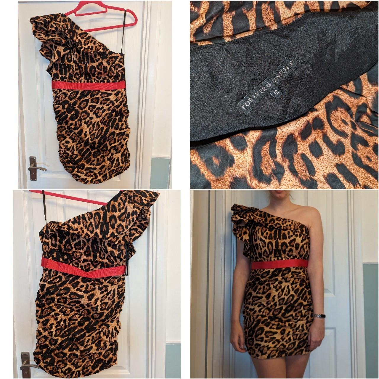 Forever unique leopard print dress best sale