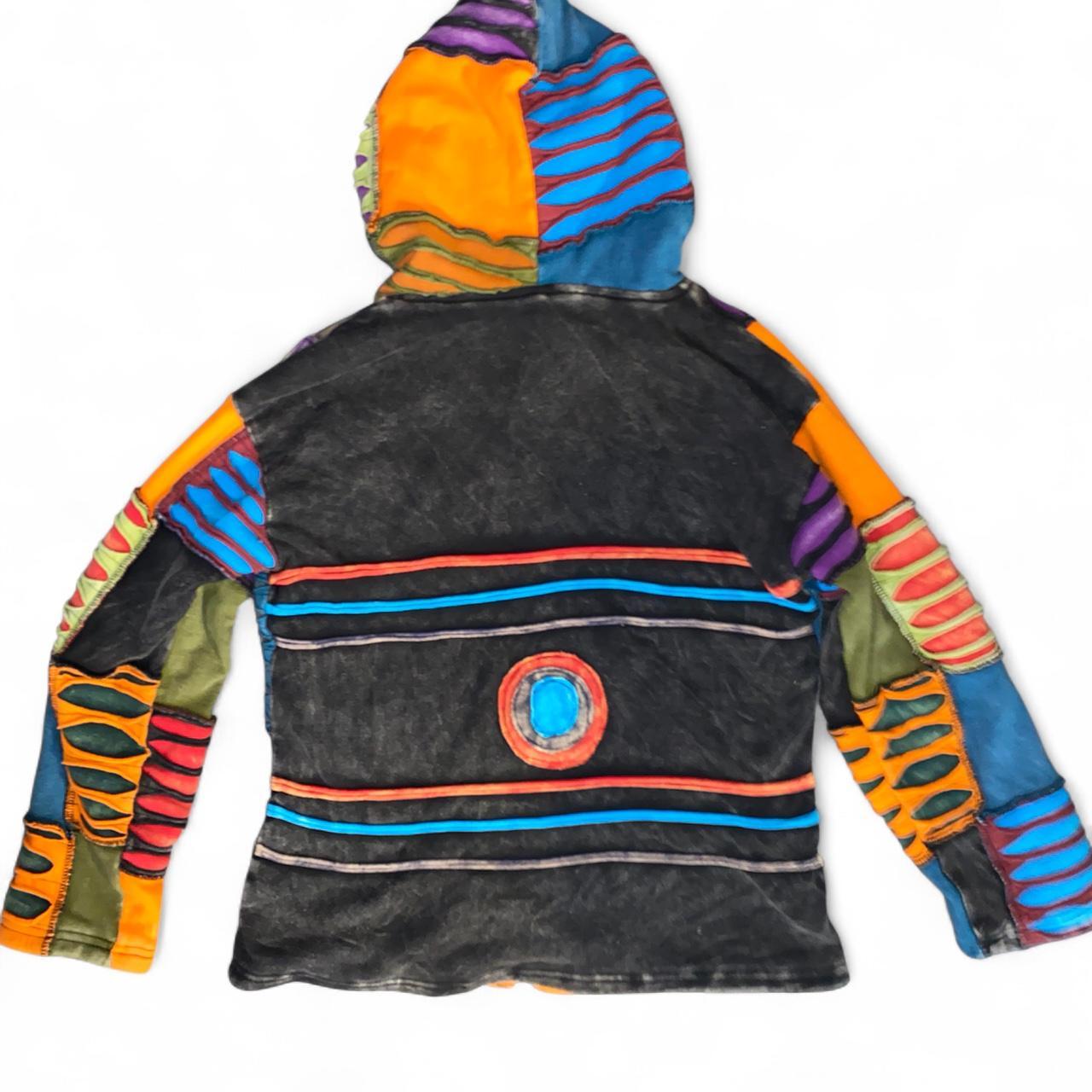 Women's Sweatshirt - Multi - M – Unique patchwork… - image 2