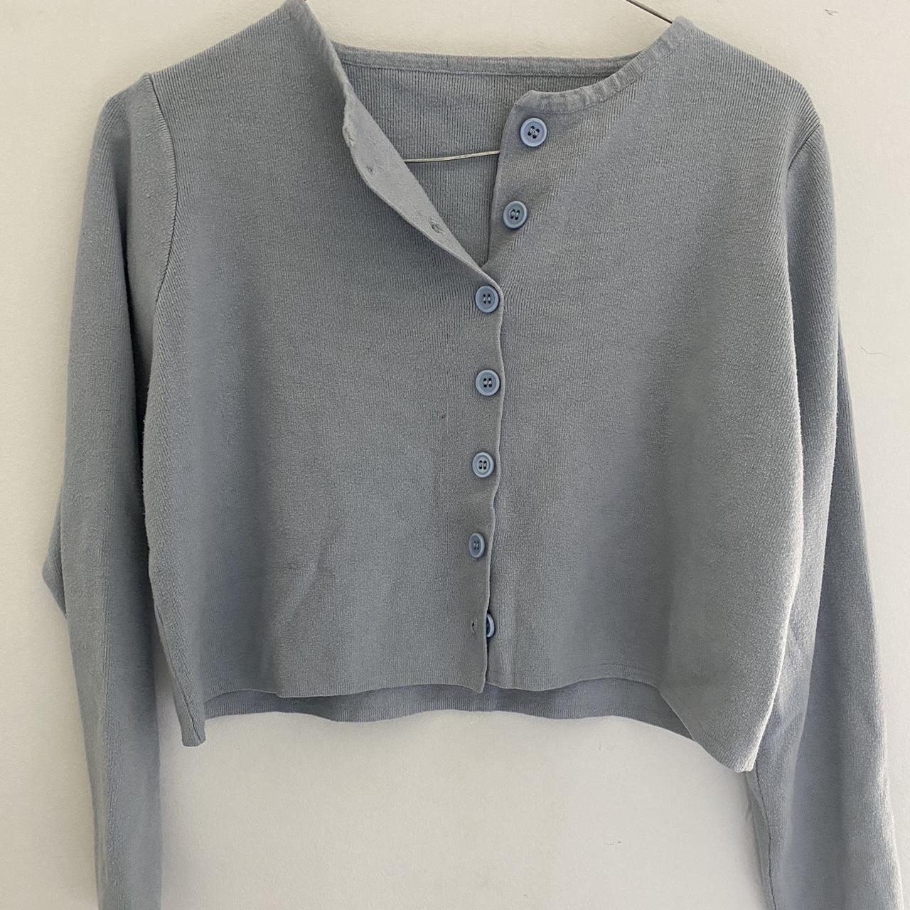 Women's Blue Cardigan | Depop