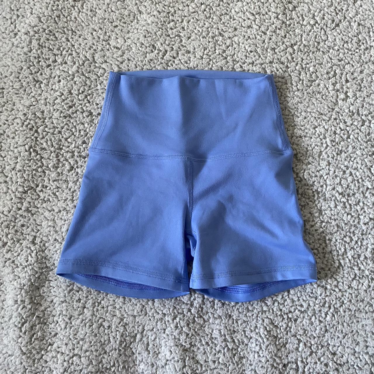light blue hollister workout shorts!! size: xxs... - Depop