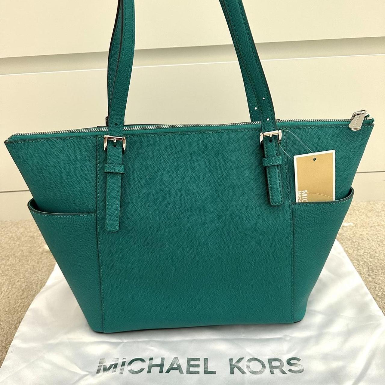 Michael kors 2025 teal handbag