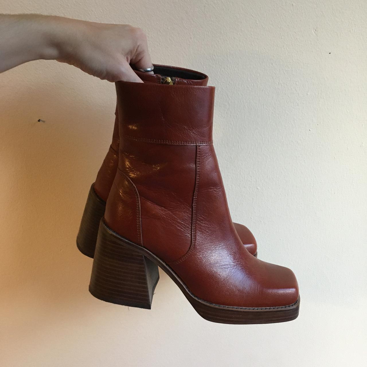asos red boots