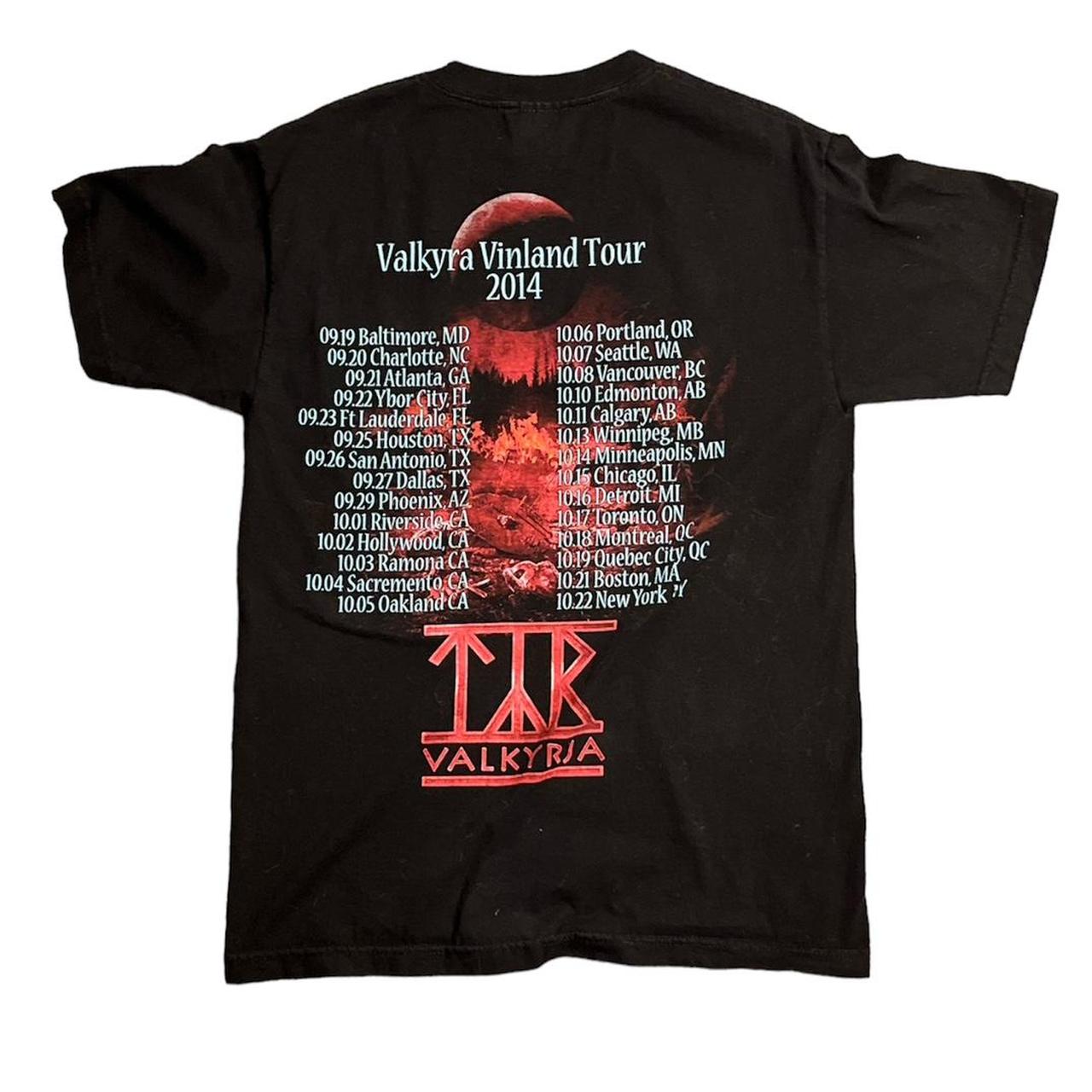 Vintage TYR band shirt “Valkyra Vinland Tour” - Depop