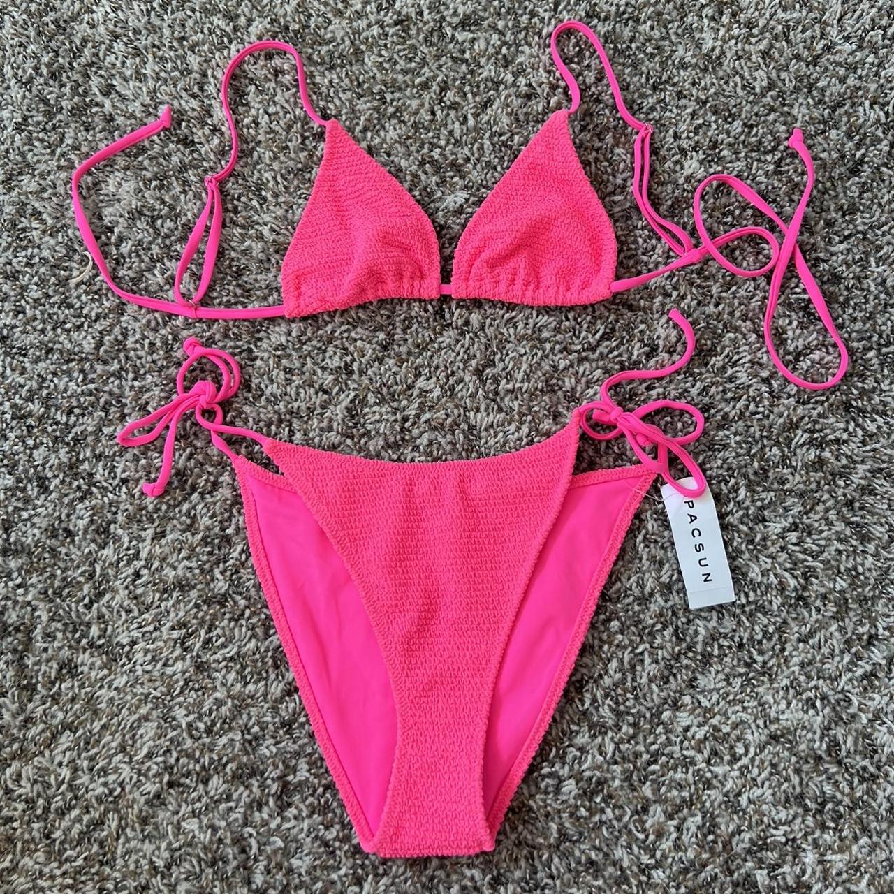 Pacsun Womens Pink Bikinis And Tankini Sets Depop