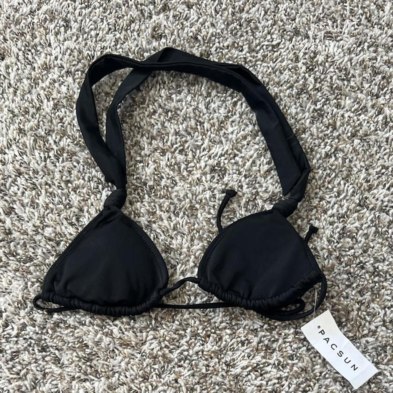 Pacsun LA Hearts Black Bikini Top, Size small