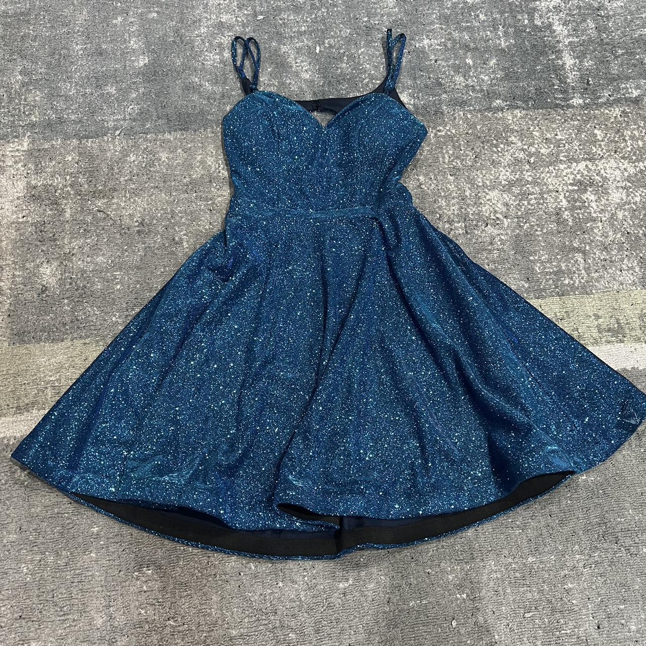 City Studios Women's Blue Dress