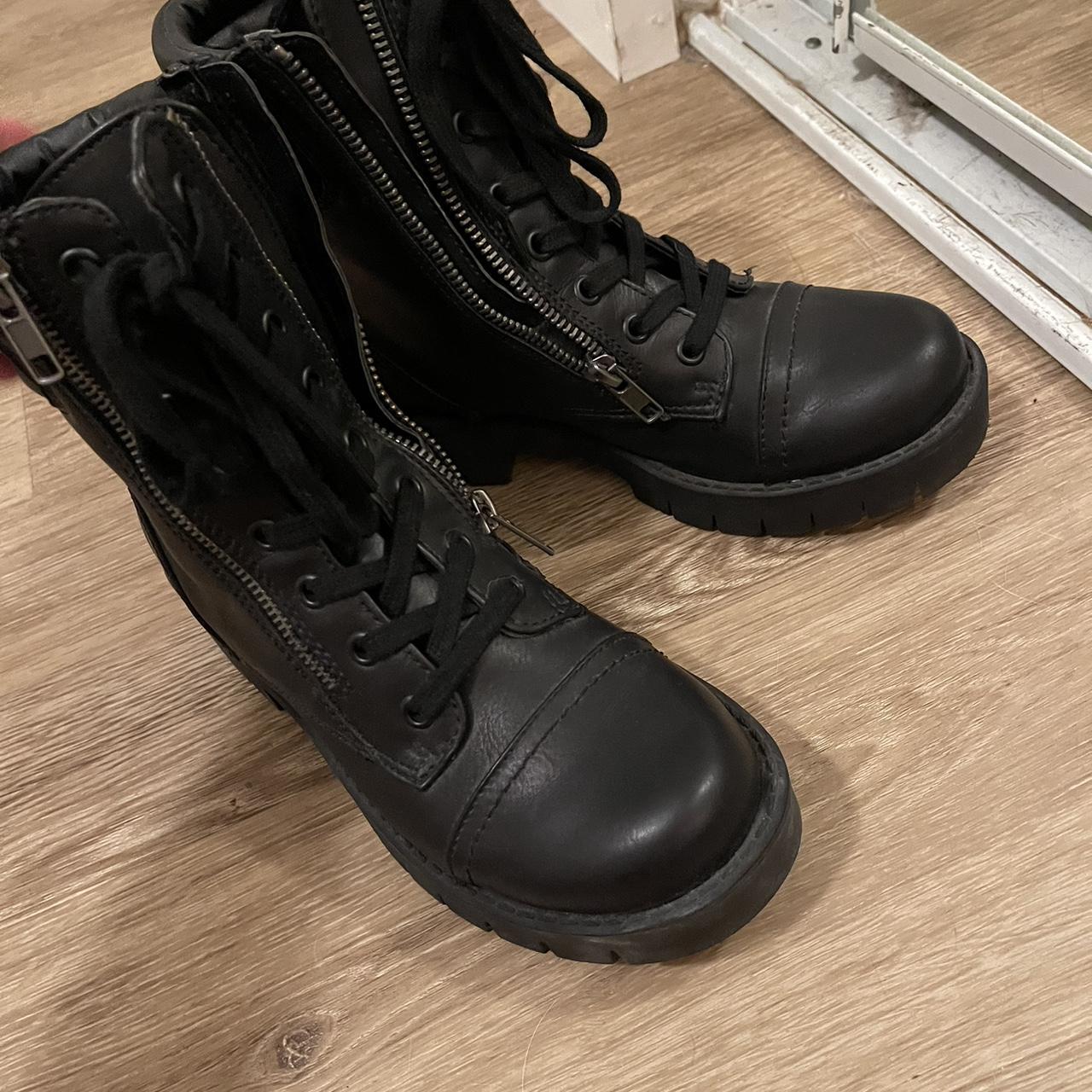 Louis Vuitton combat boot. Only worn twice. Selling - Depop