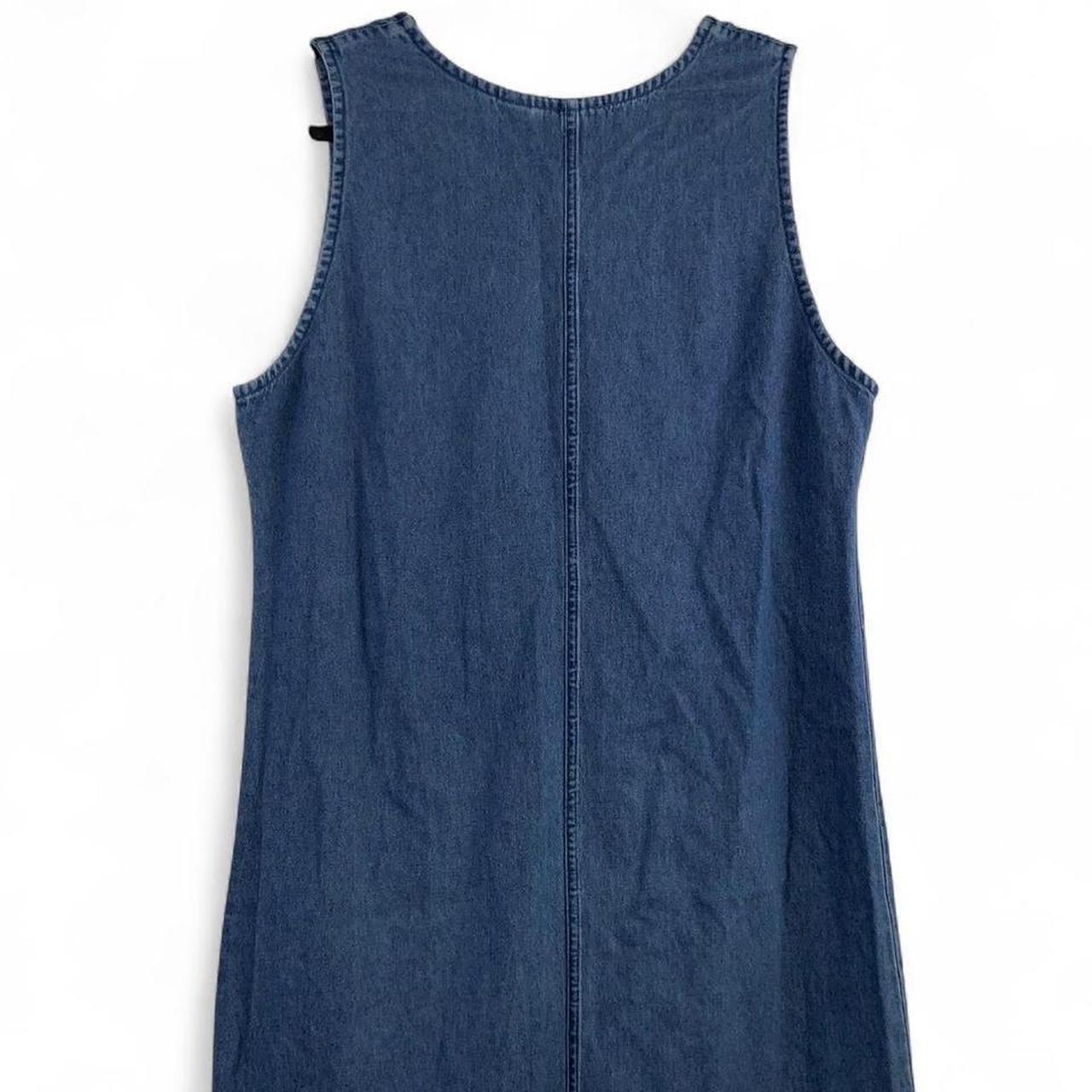 Vintage Women's Maxi Dress - Blue - L – Vintage e… - image 8