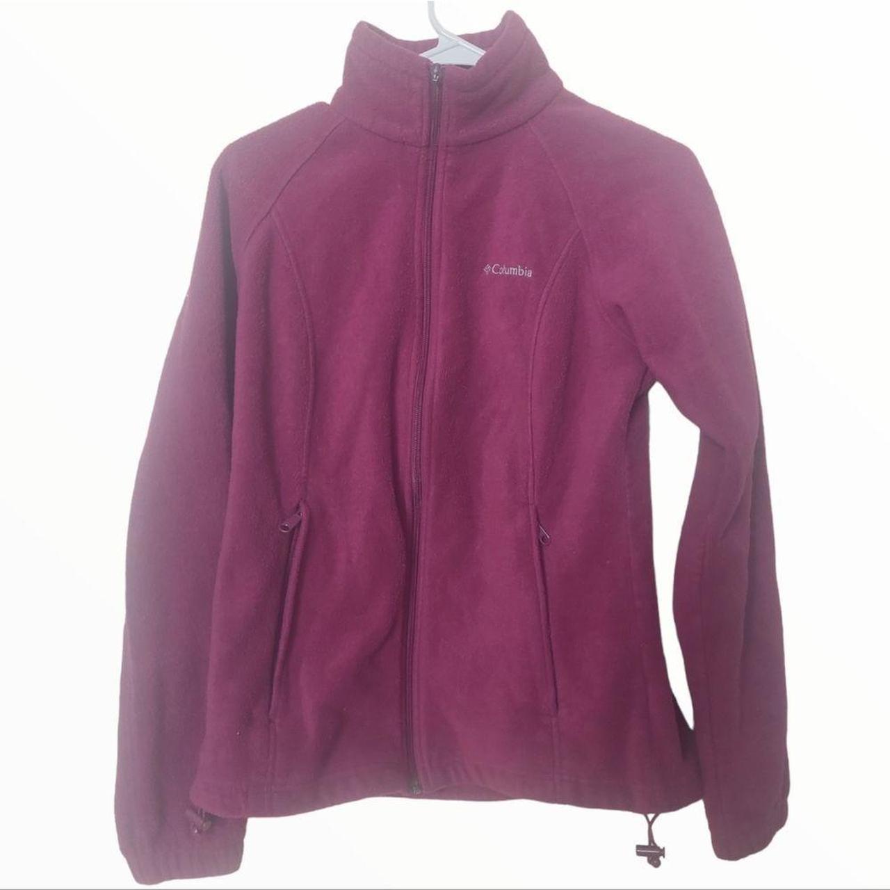 Wine colored 2024 fleece jacket