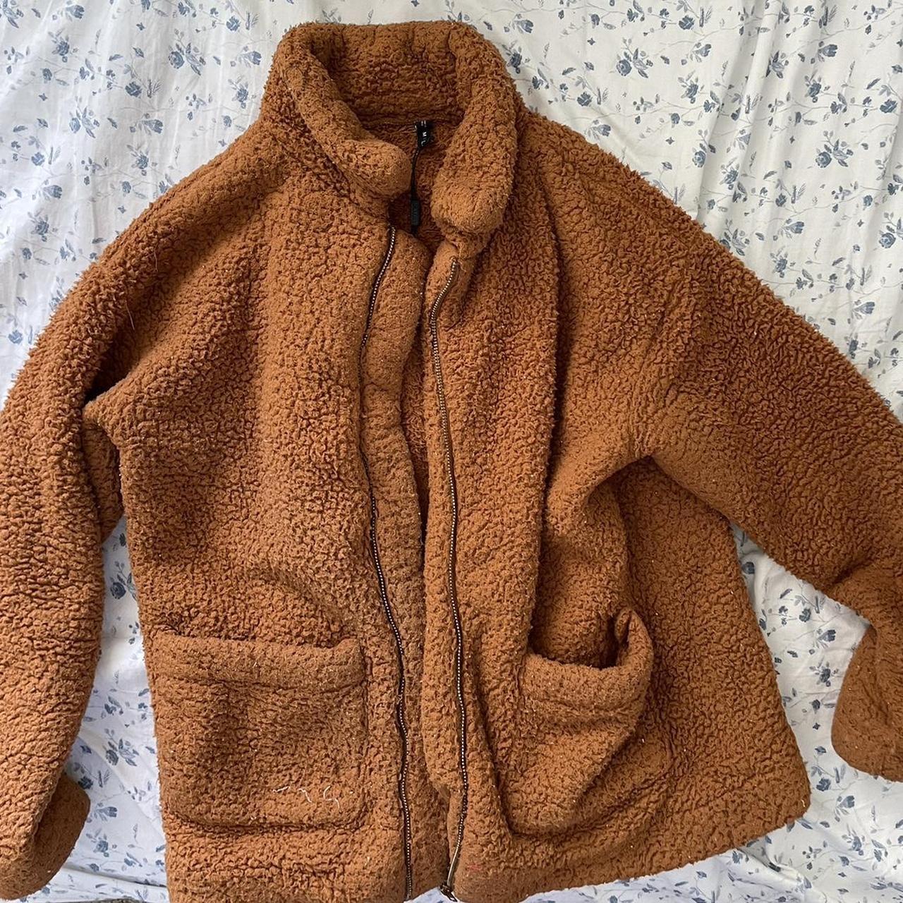 Emma Chamberlain inspired teddy bear coat. Perfect - Depop