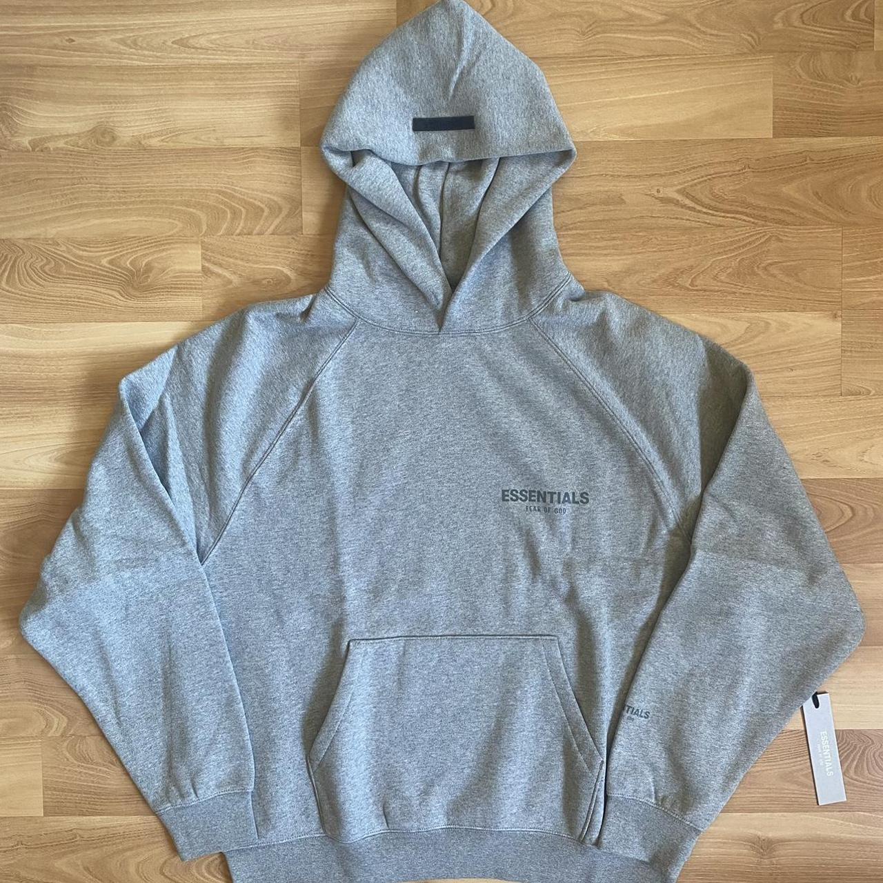 Fear of God Essentials Hoodie (Dark Heather...