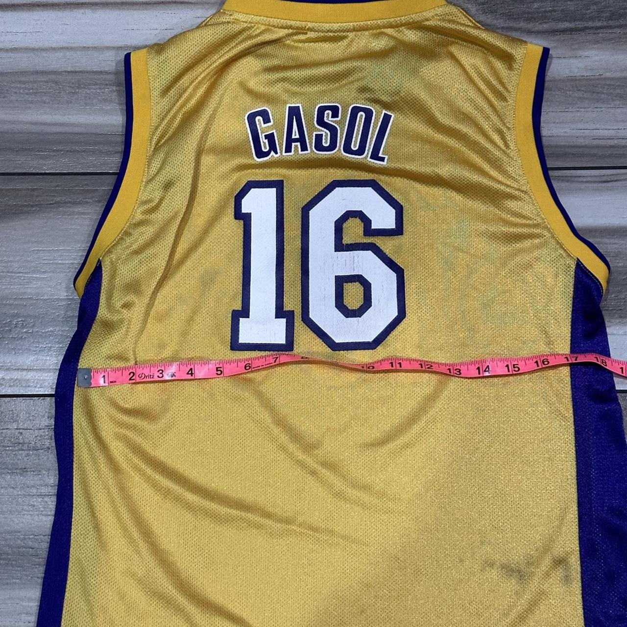 Adidas Lakers Jersey Pau Gasol Size: - Depop