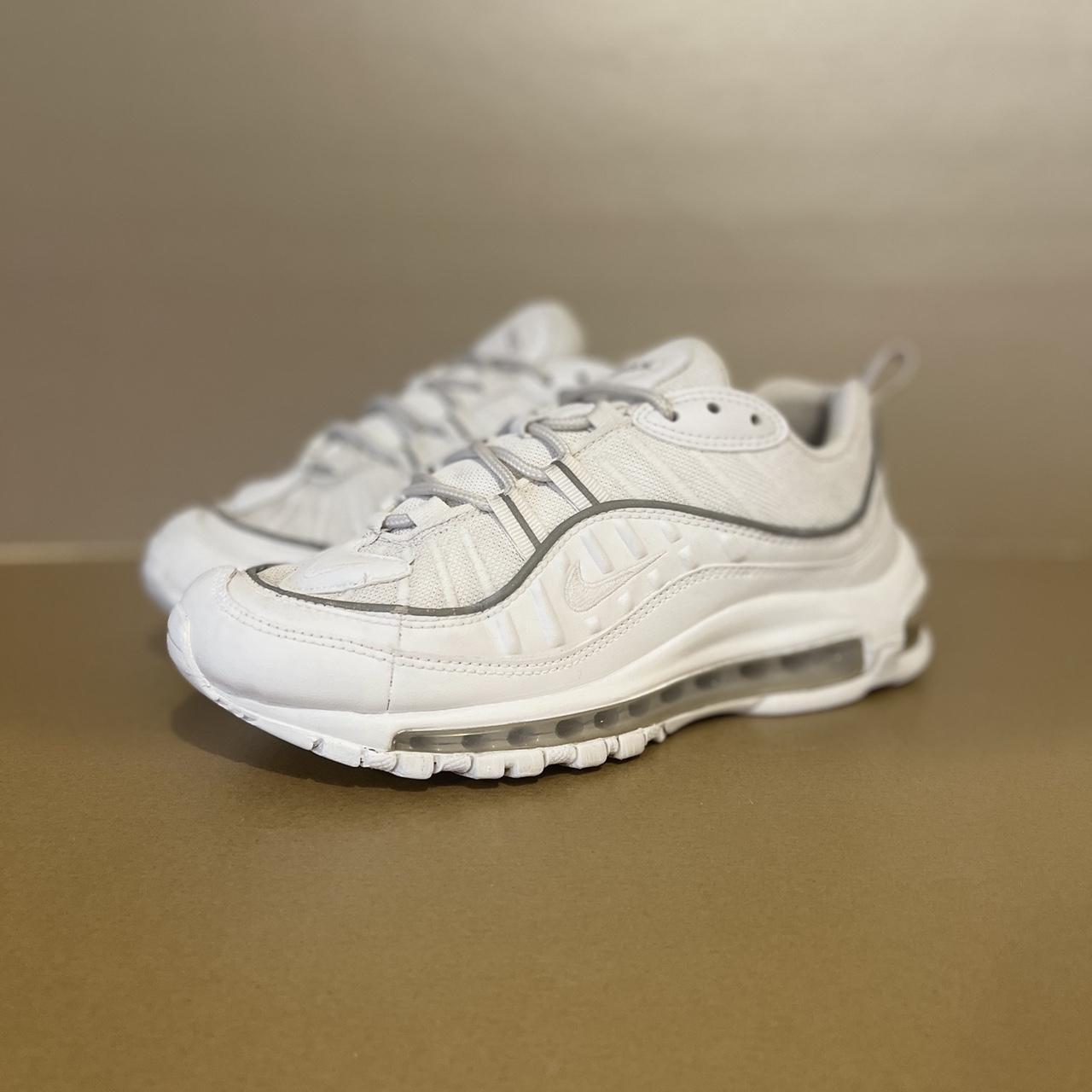 Air max 98 triple white womens best sale